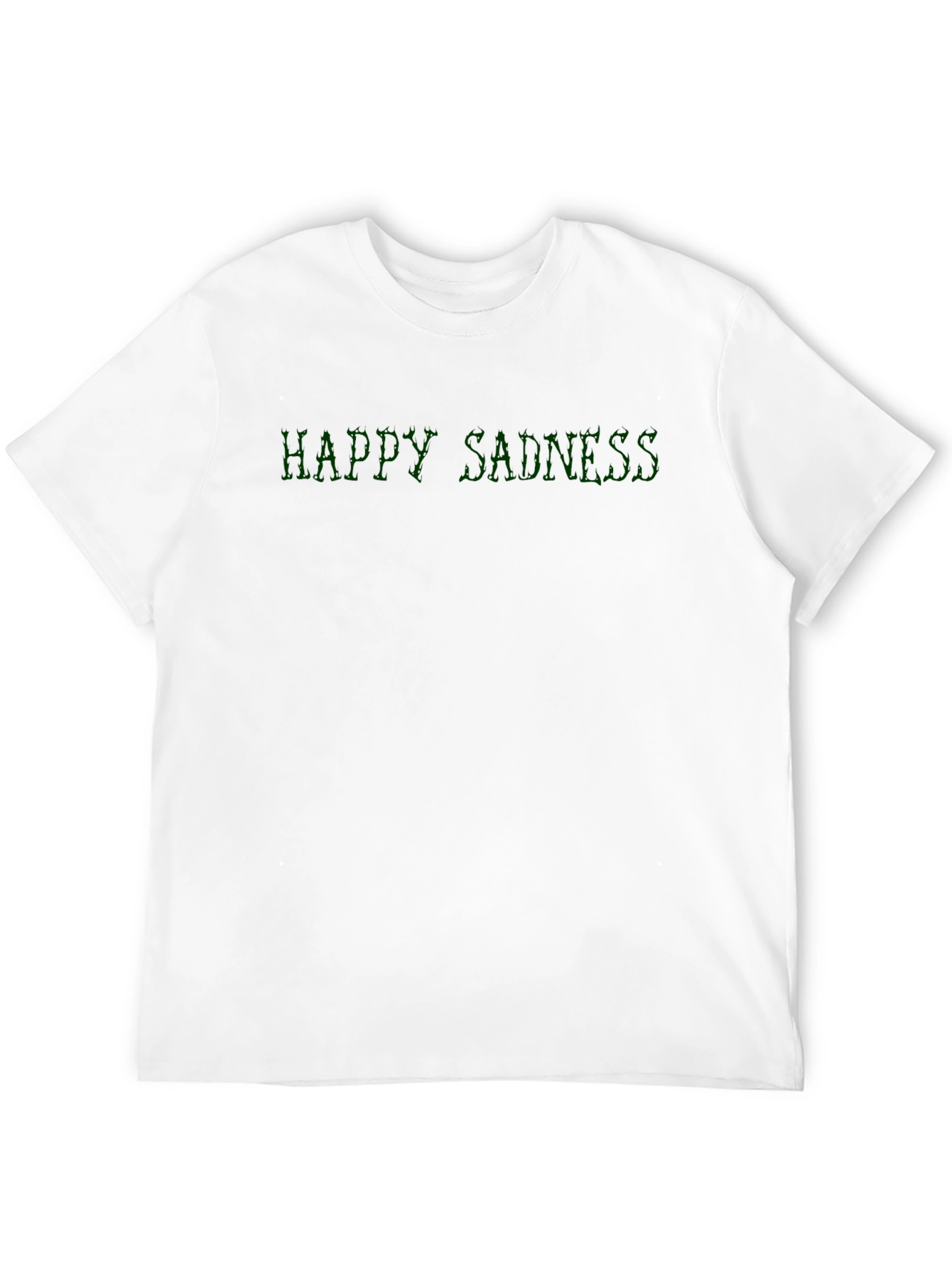 Happy Sadness Graphic Tee - Black