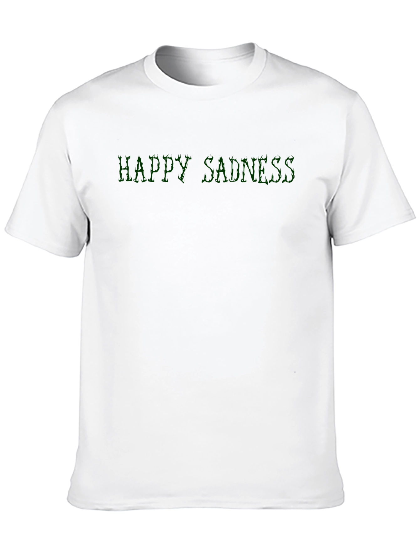 Happy Sadness Graphic Tee - Black