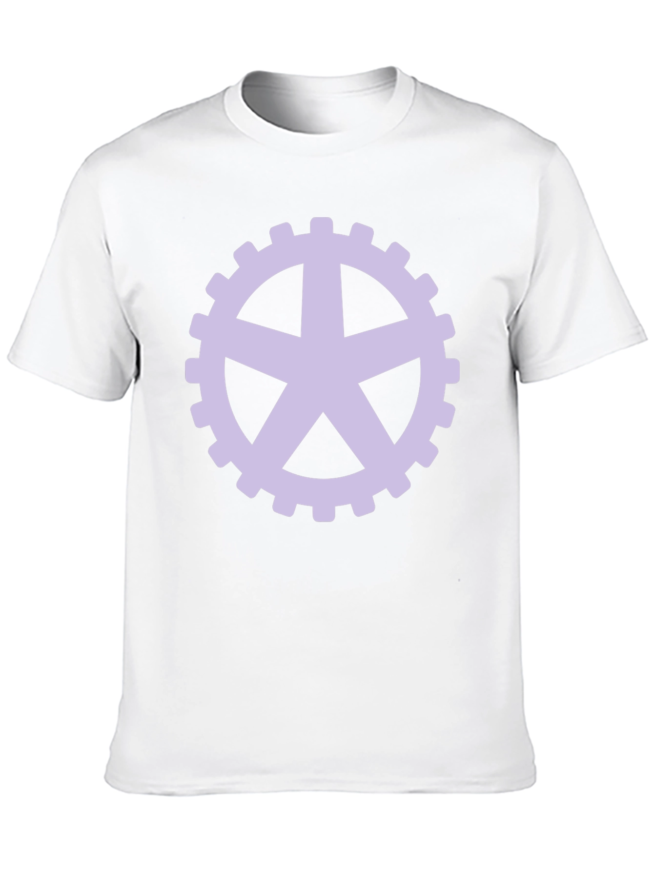 Gear Star Graphic Tee - Black Crew Neck T-Shirt