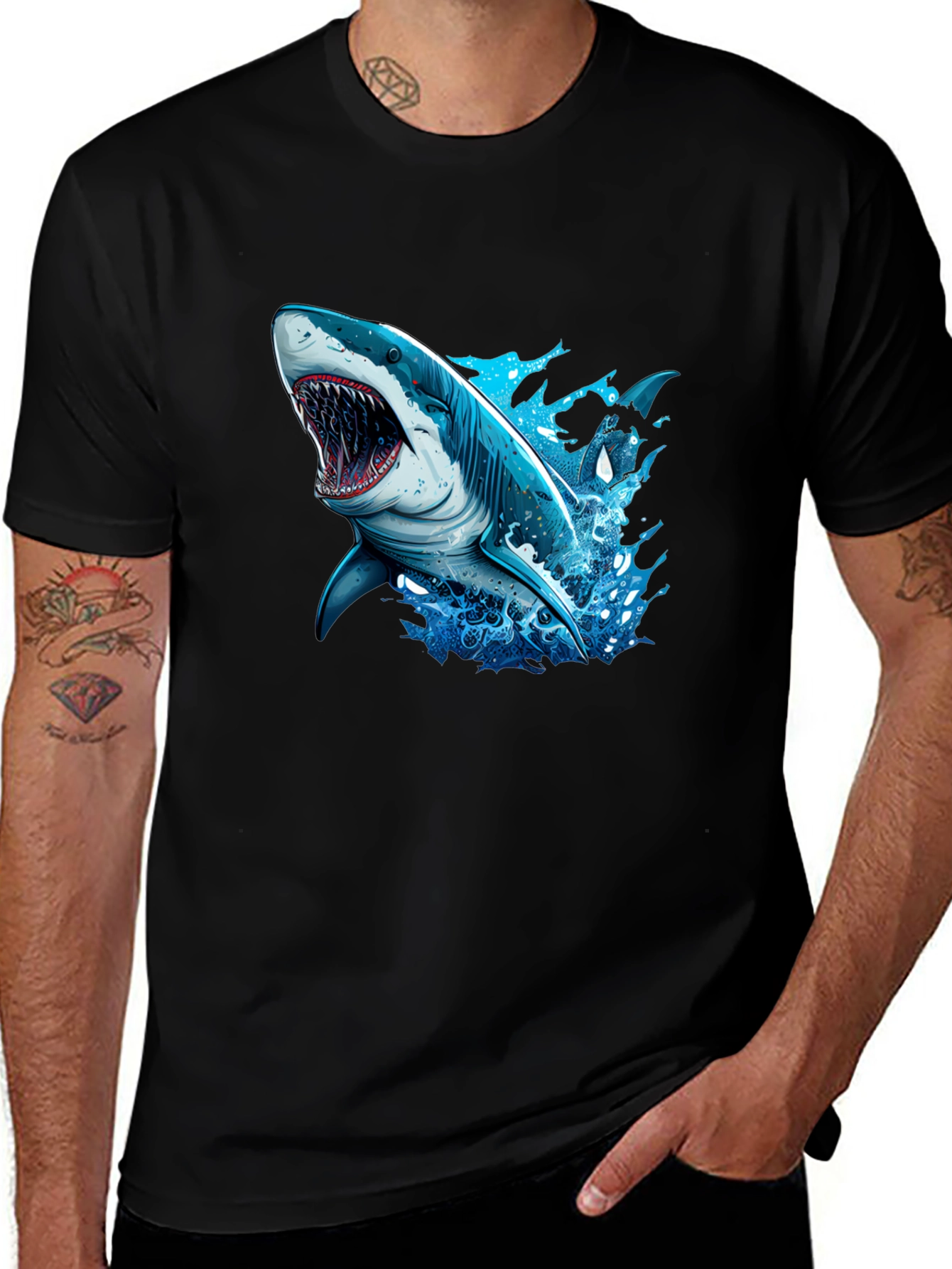 Shark Attack T-Shirt - Bold Graphic Tee