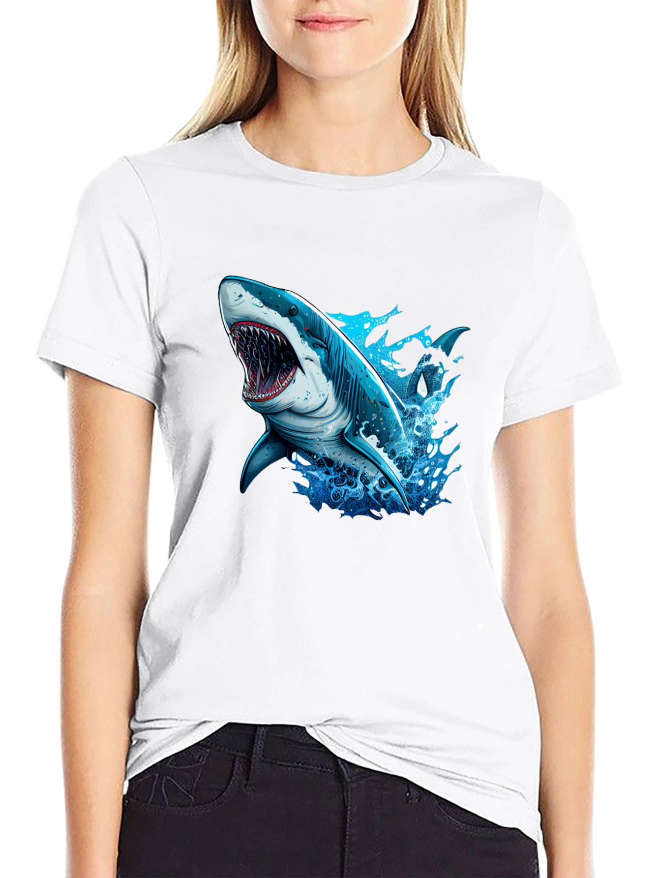 Shark Attack T-Shirt - Bold Graphic Tee
