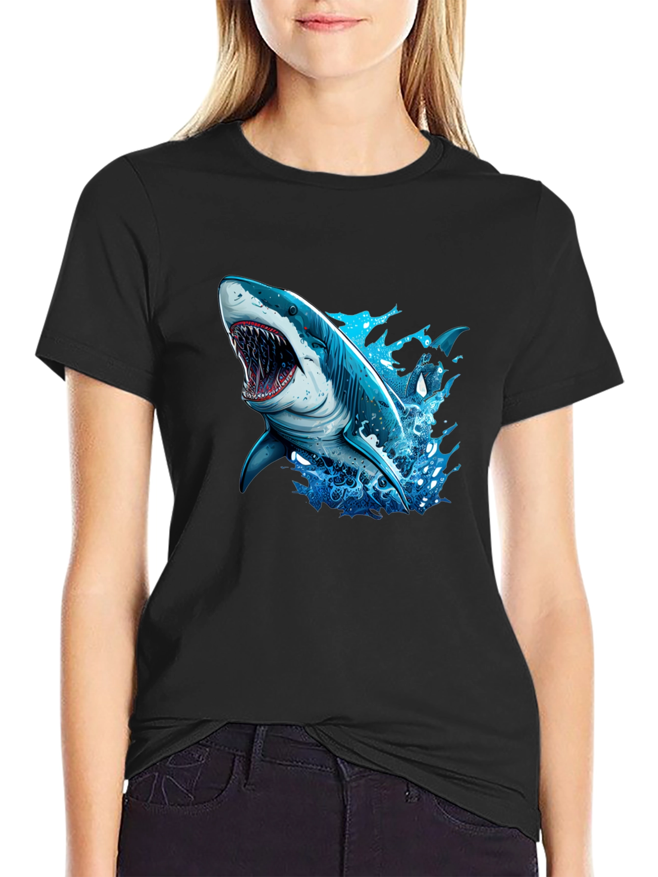 Shark Attack T-Shirt - Bold Graphic Tee