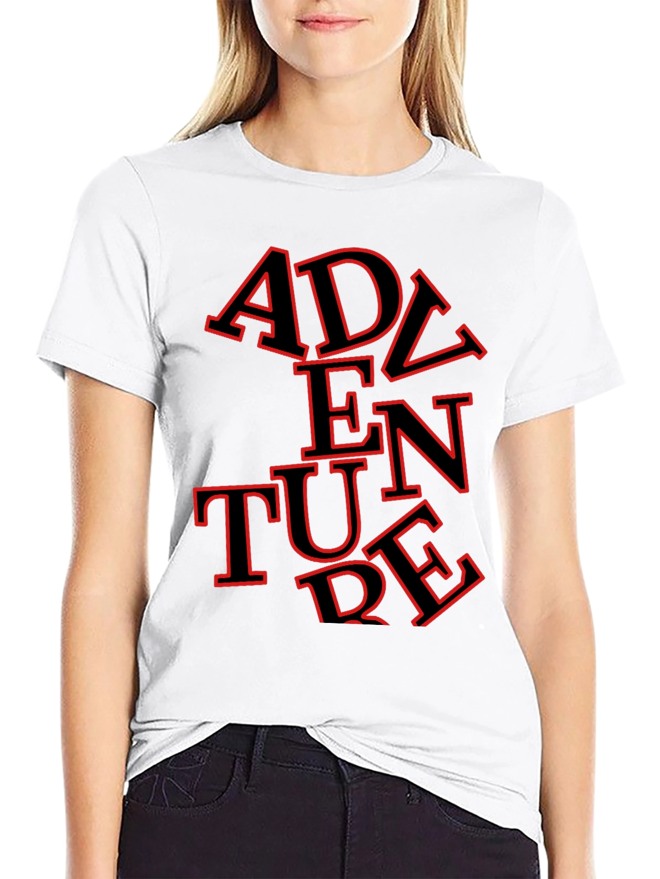 Adventure Graphic Tee - Stylish Mens Black T-Shirt