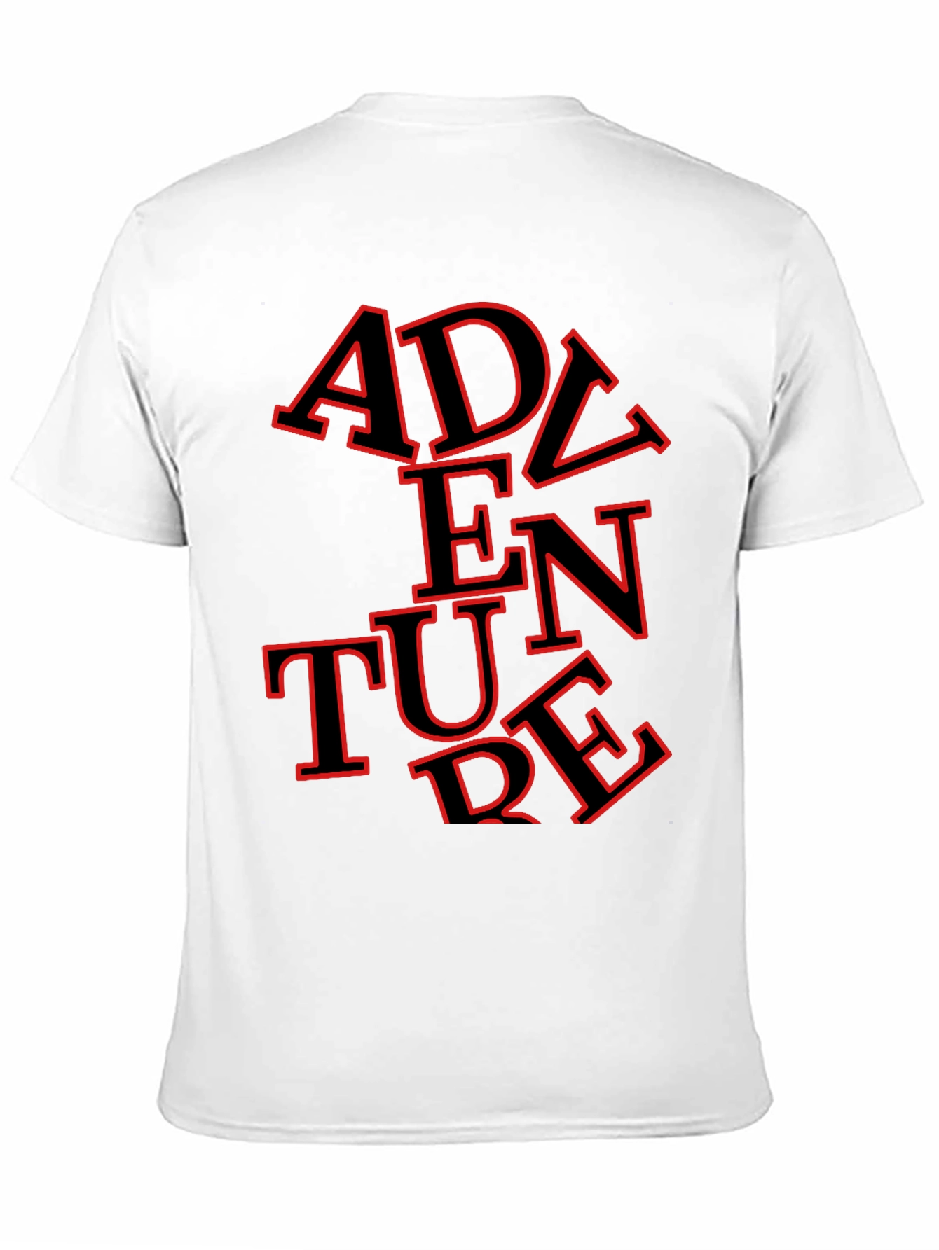 Adventure Graphic Tee - Stylish Mens Black T-Shirt