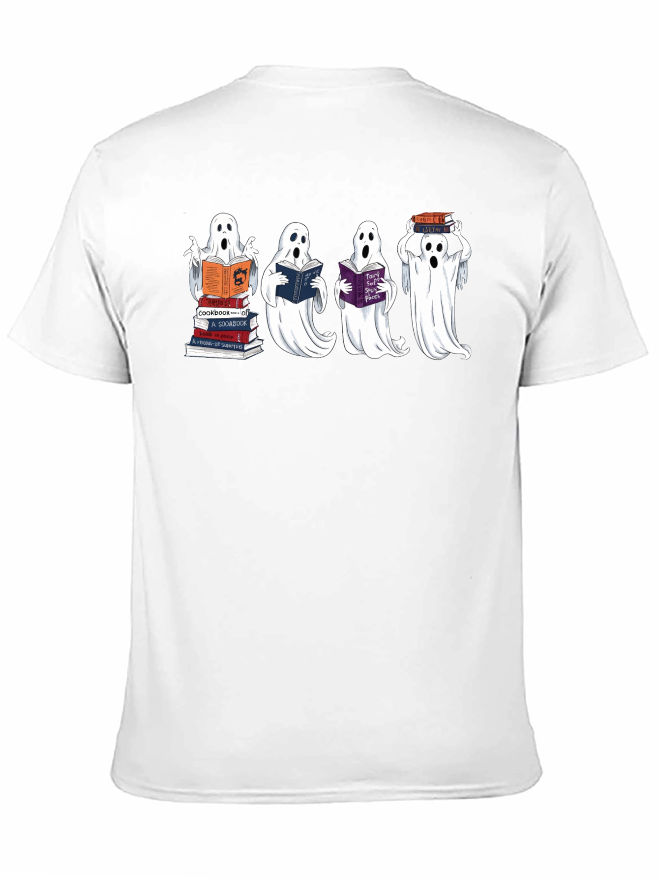 Bookish Ghosts Black T-Shirt