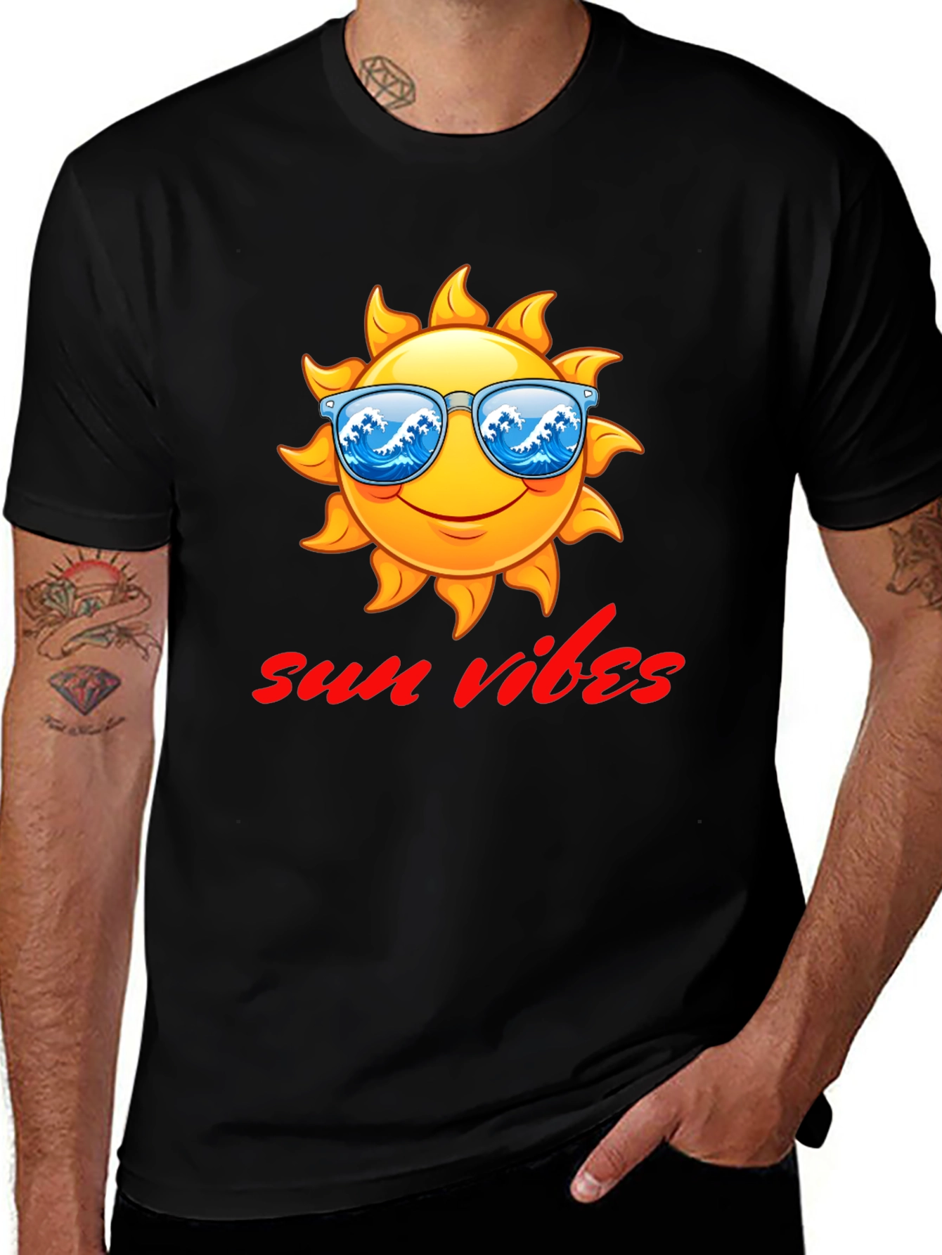 Sun Vibes Graphic T-Shirt -  Summer Ready!