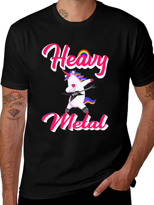 Unicorn Heavy Metal Graphic Tee