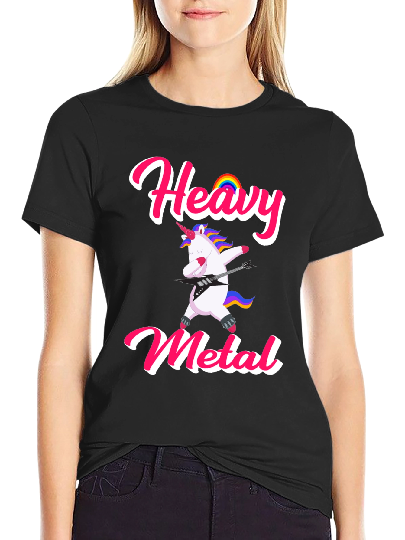 Unicorn Heavy Metal Graphic Tee