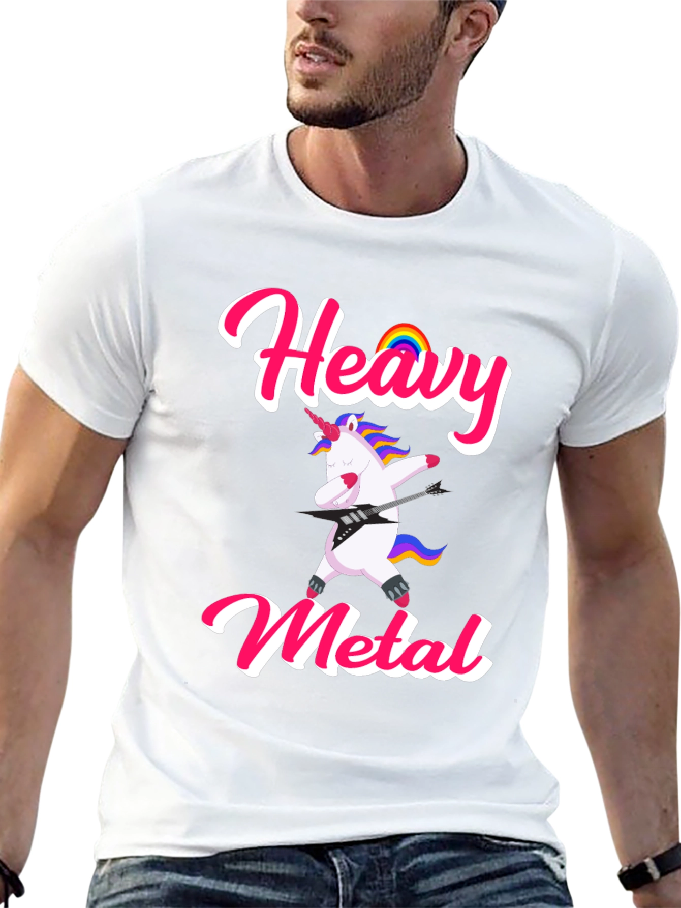 Unicorn Heavy Metal Graphic Tee
