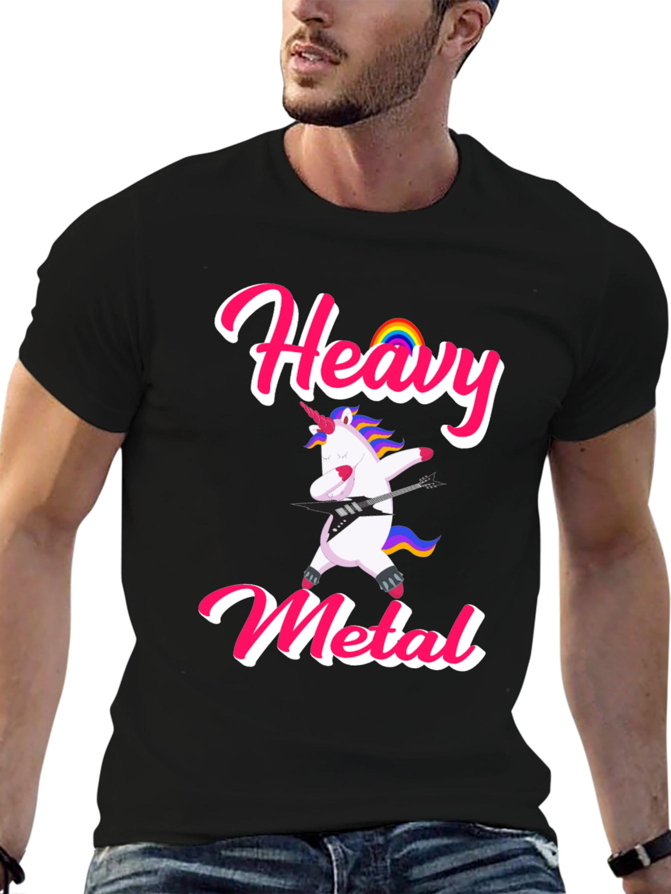 Unicorn Heavy Metal Graphic Tee