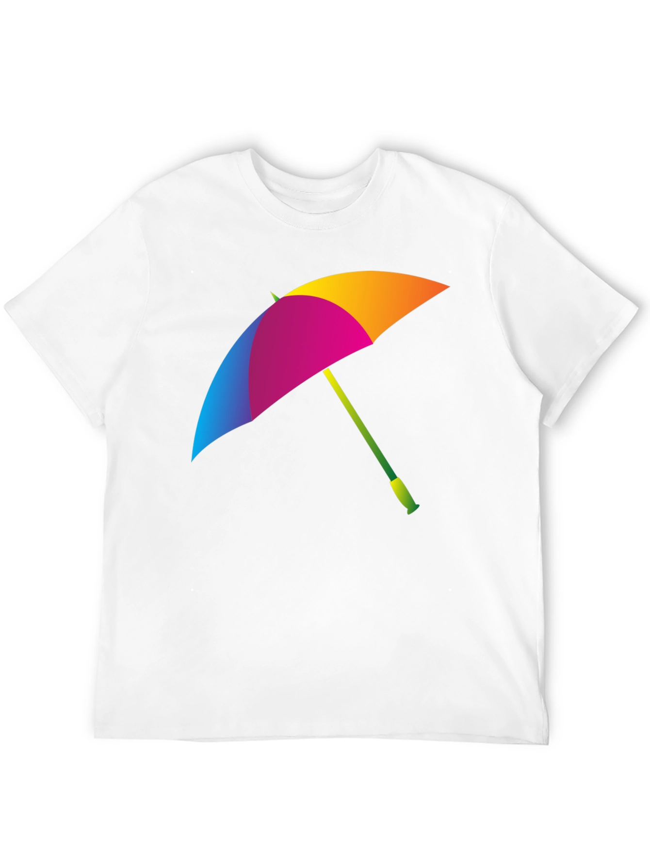 Colorful Umbrella Graphic T-Shirt