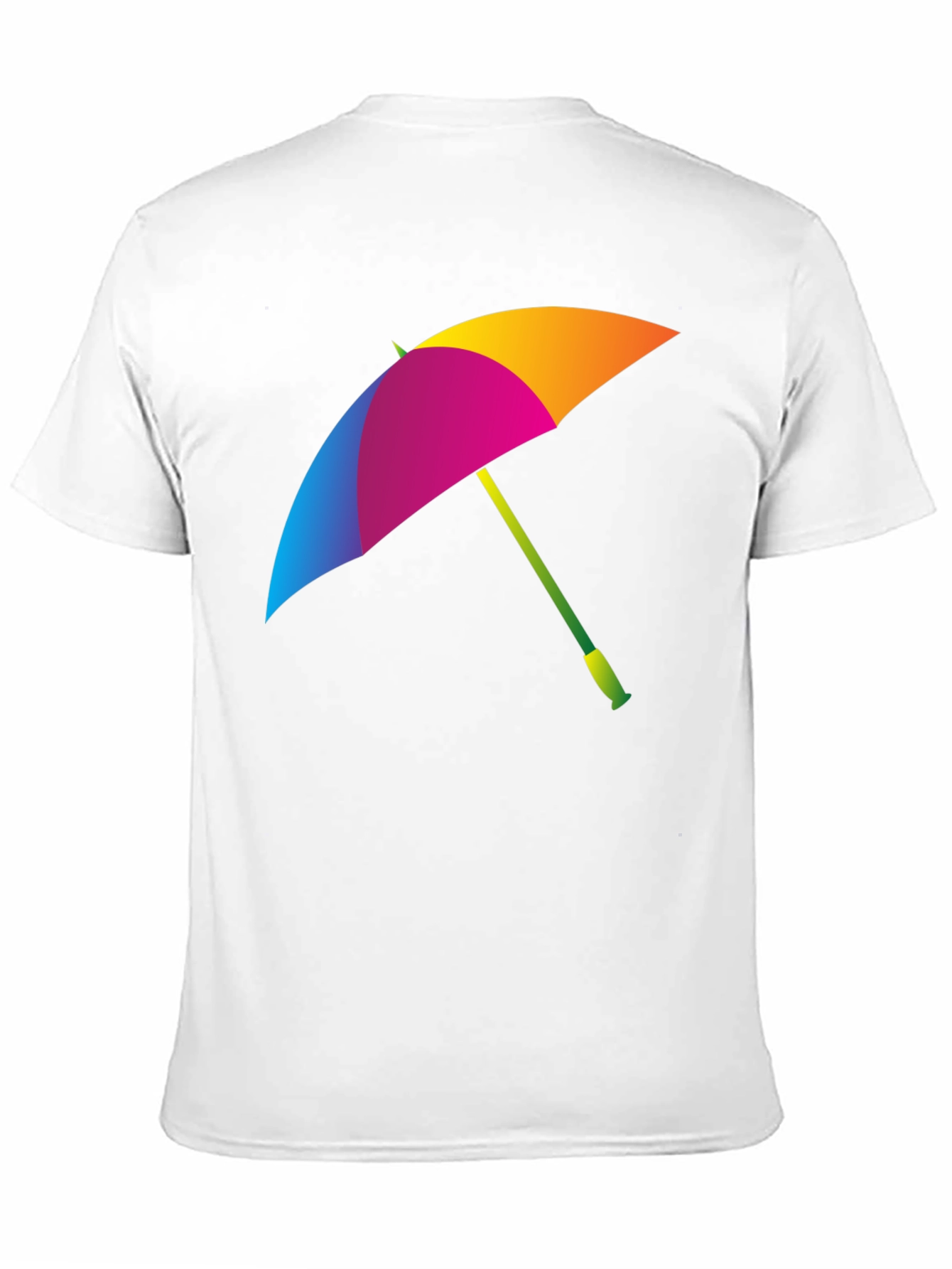 Colorful Umbrella Graphic T-Shirt