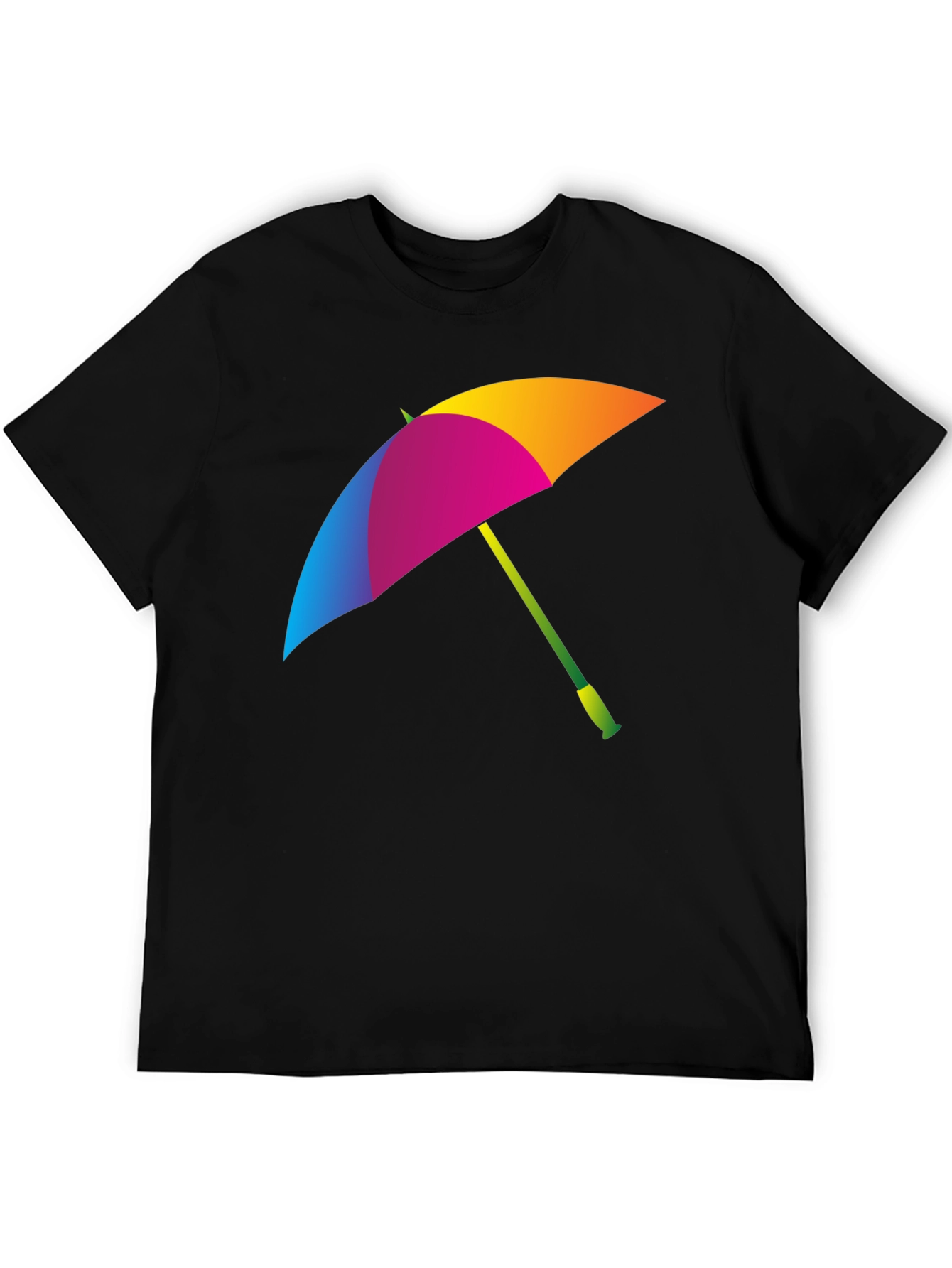 Colorful Umbrella Graphic T-Shirt