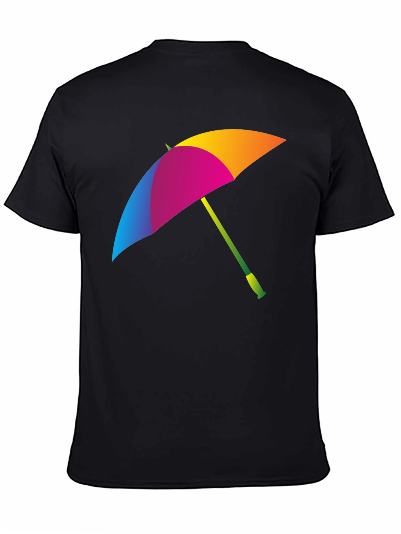 Colorful Umbrella Graphic T-Shirt