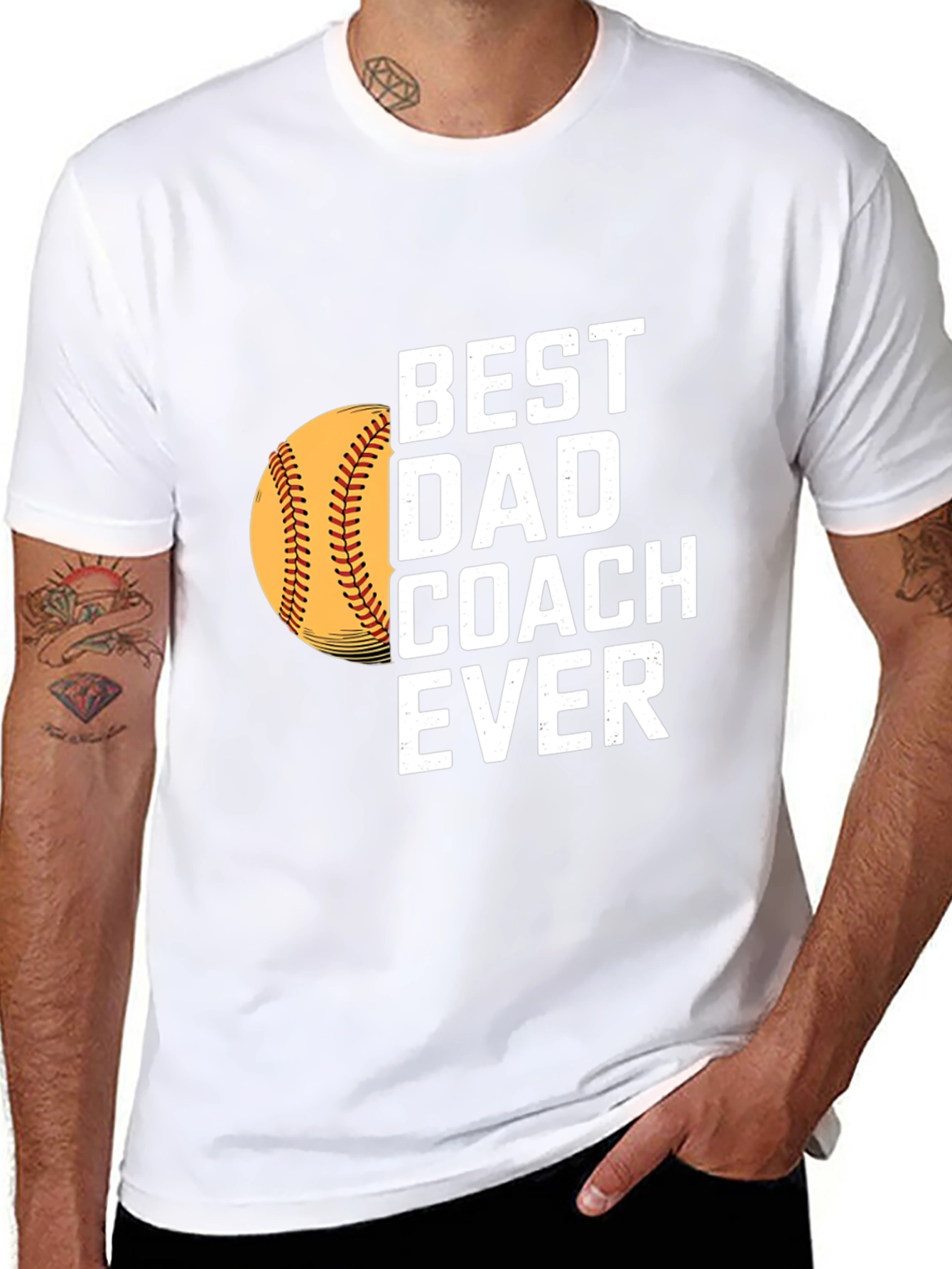 Best Dad Coach Ever T-Shirt