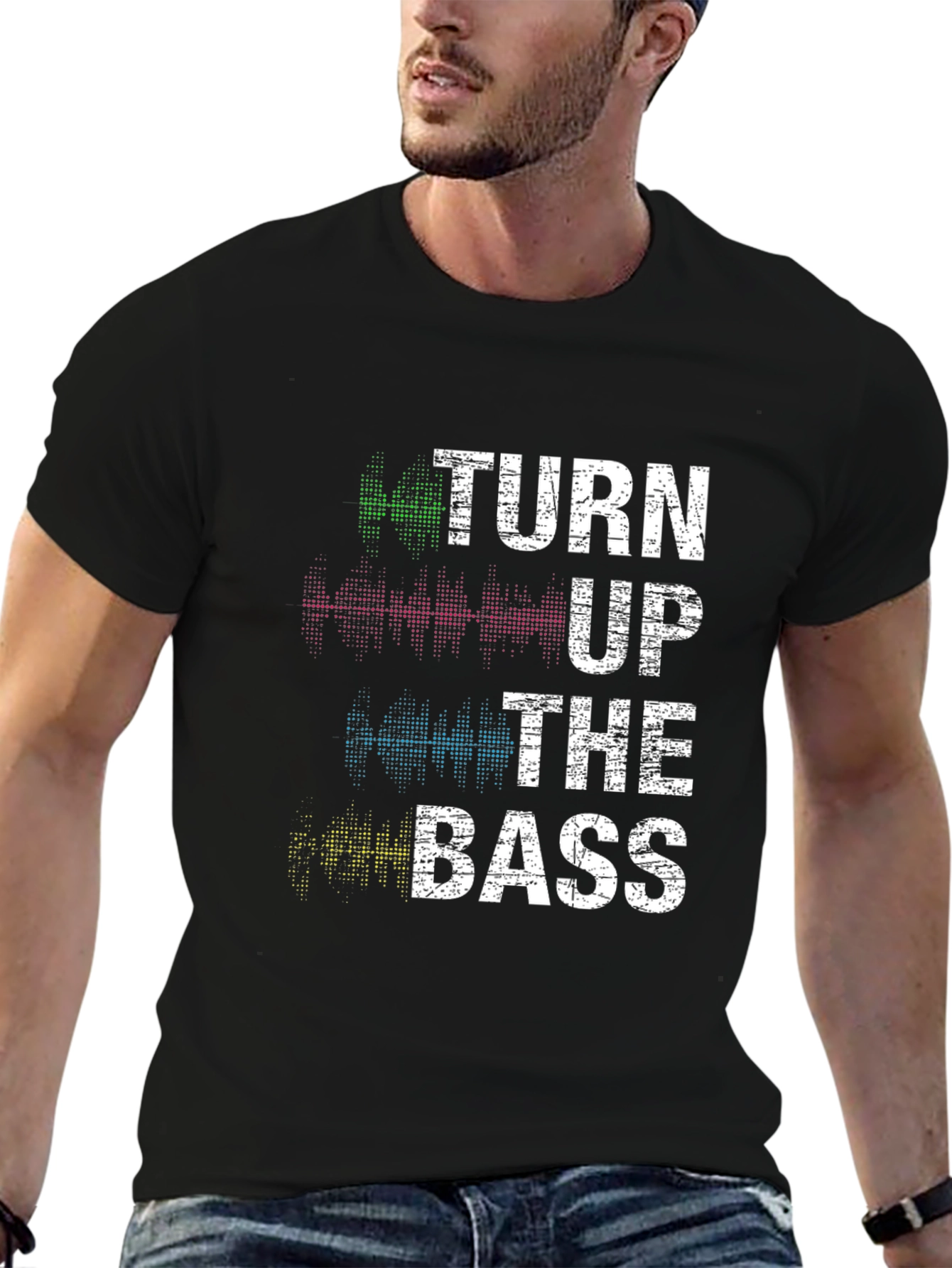 Turn Up the Bass Graphic T-Shirt