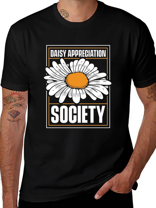 Daisy Appreciation Society Black T-Shirt
