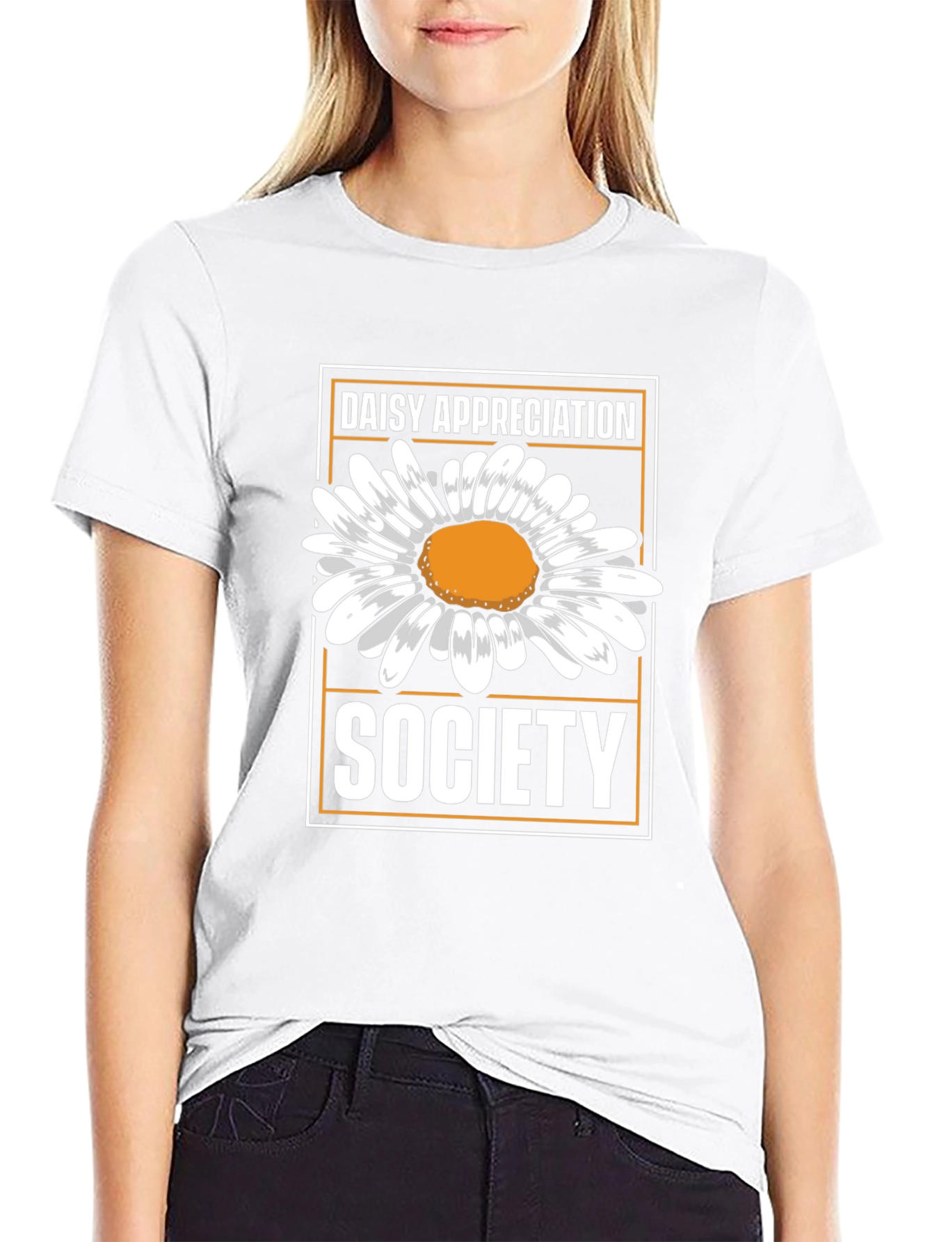 Daisy Appreciation Society Black T-Shirt
