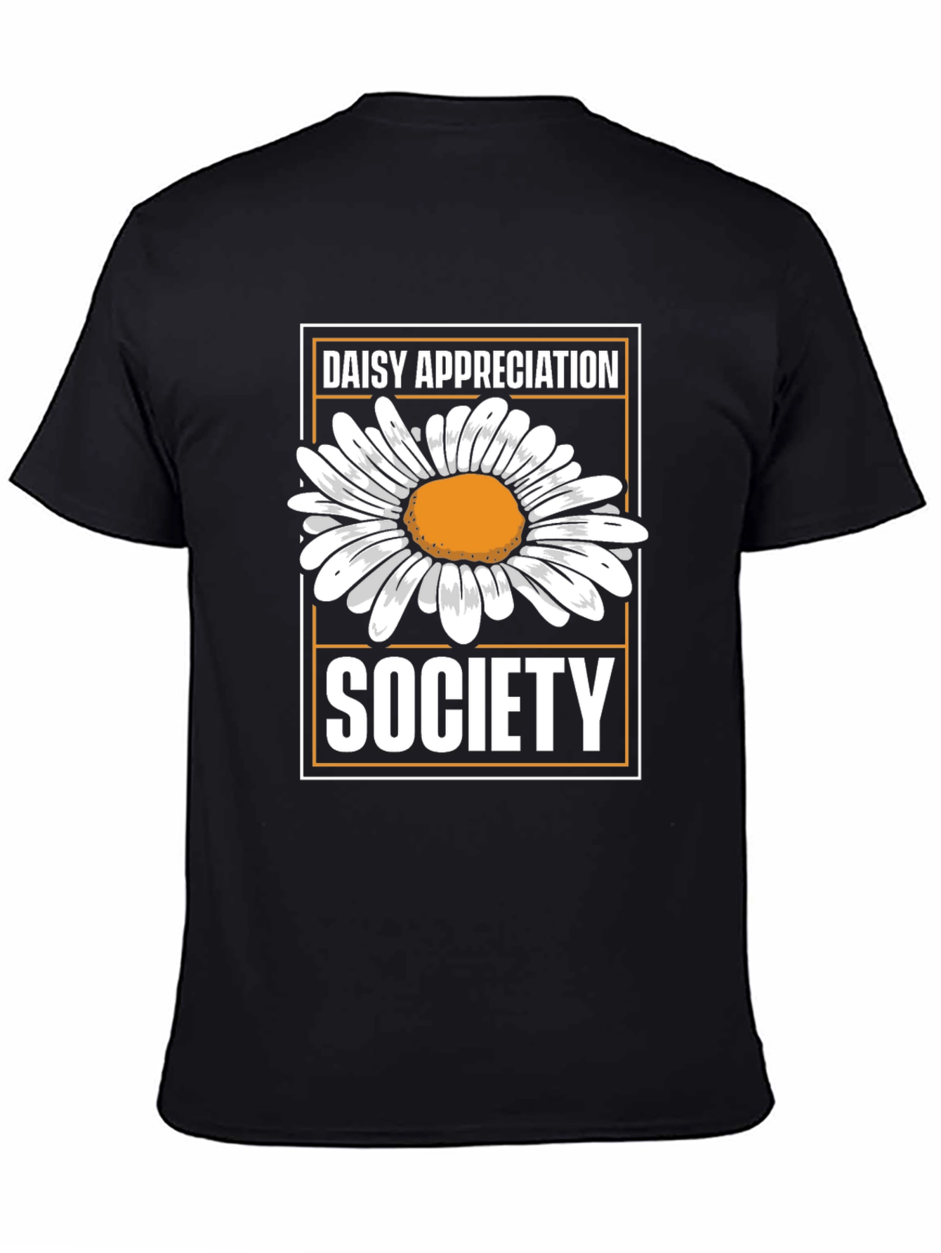 Daisy Appreciation Society Black T-Shirt