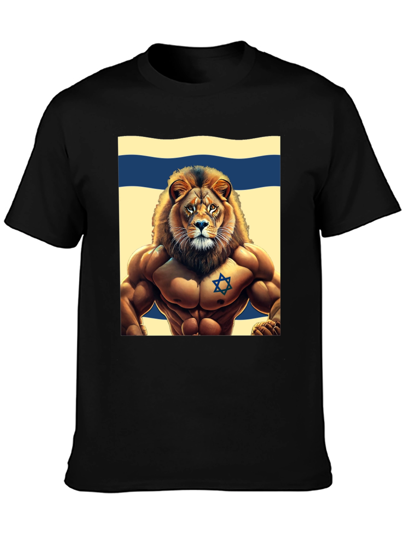 Lion of Judah T-Shirt - Israel Flag