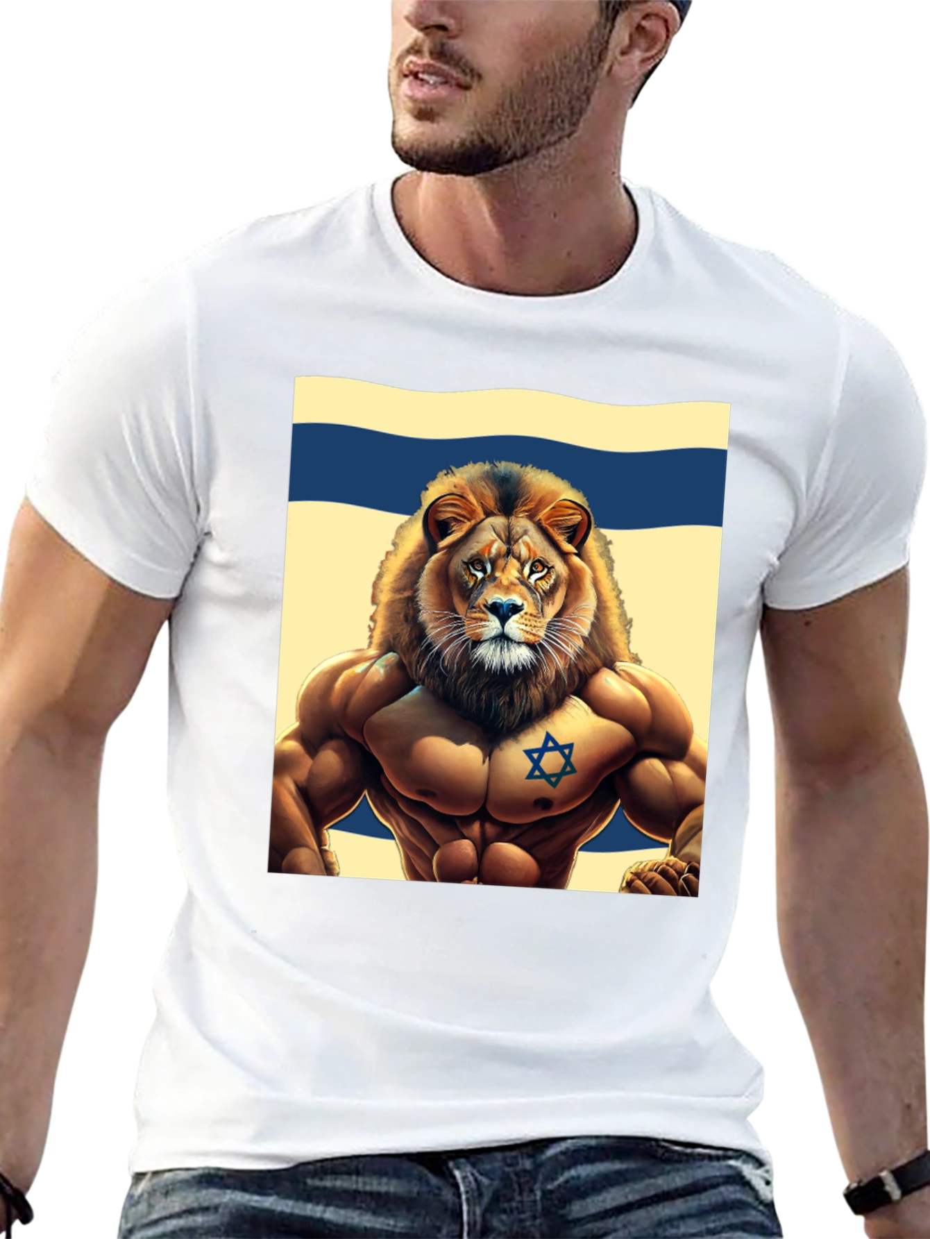 Lion of Judah T-Shirt - Israel Flag