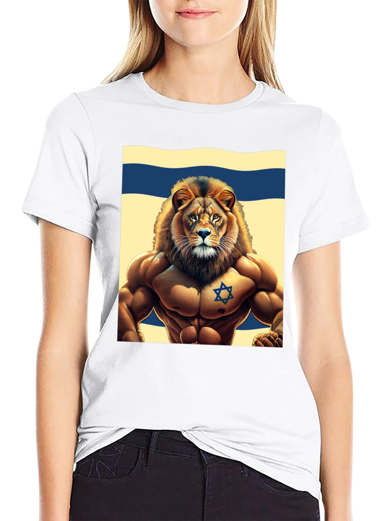 Lion of Judah T-Shirt - Israel Flag