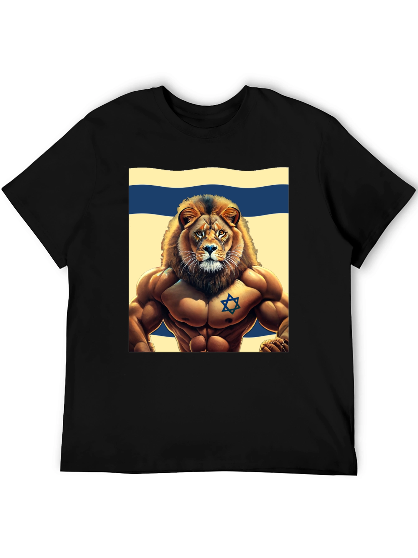 Lion of Judah T-Shirt - Israel Flag