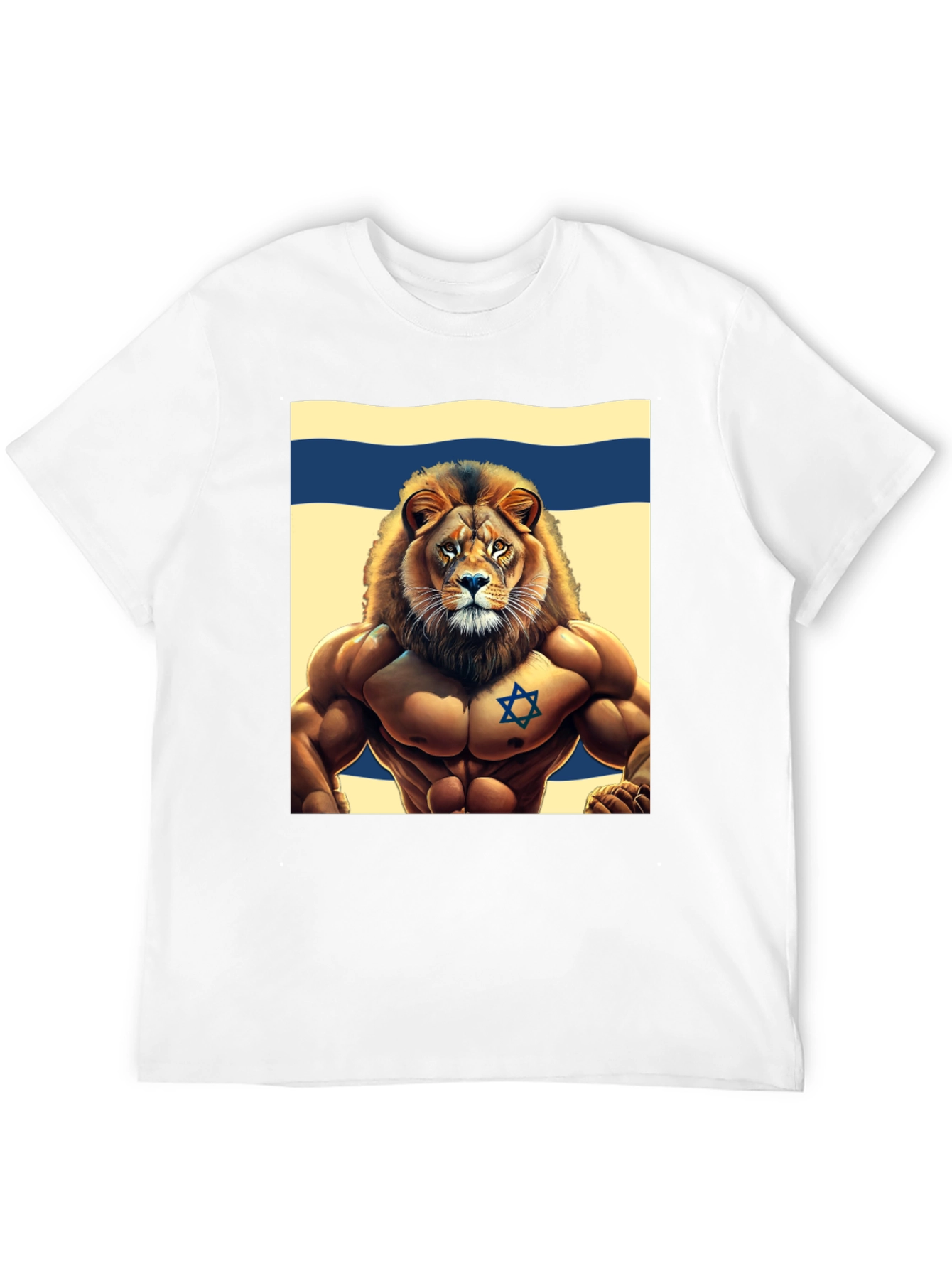 Lion of Judah T-Shirt - Israel Flag