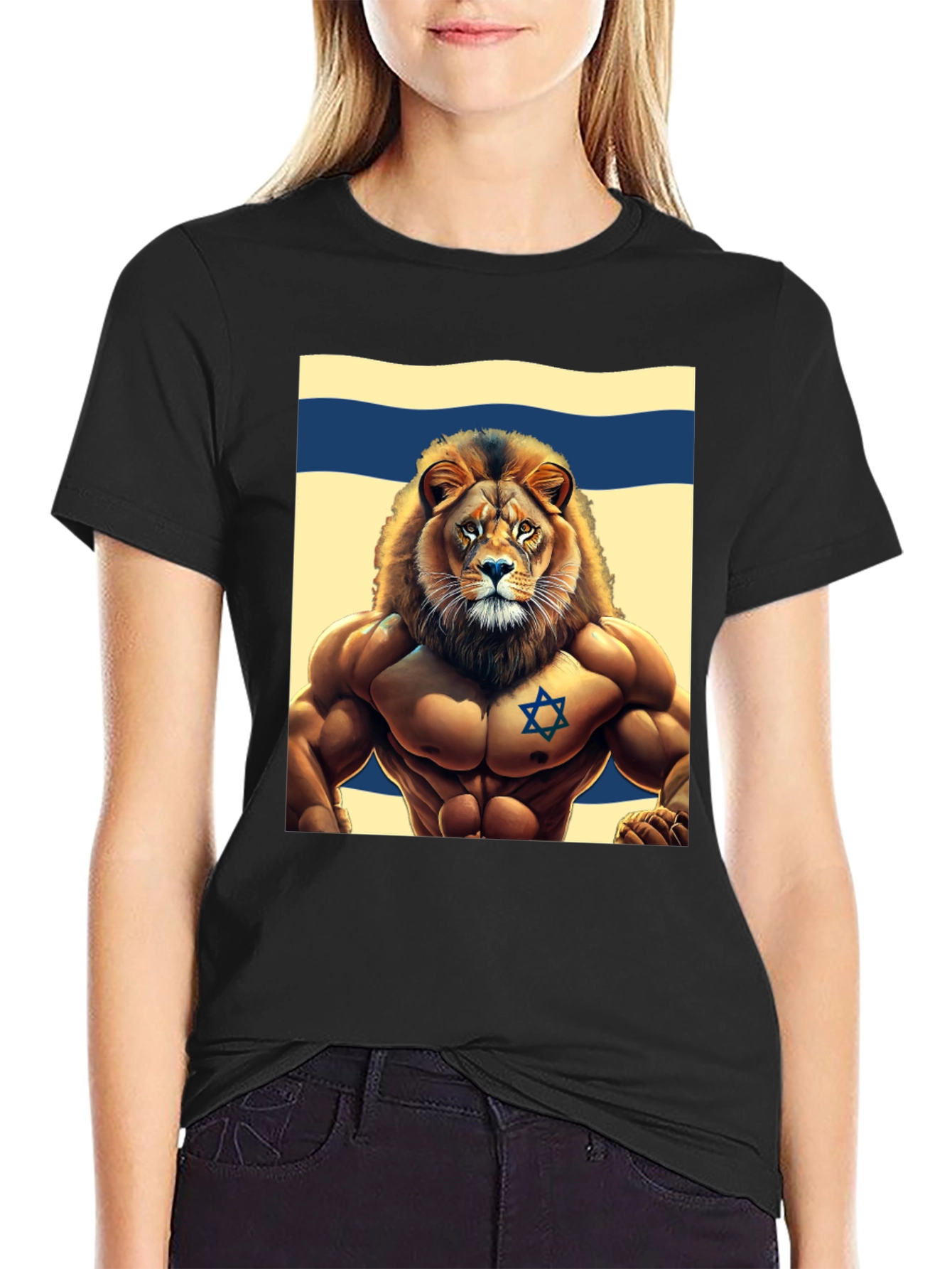 Lion of Judah T-Shirt - Israel Flag