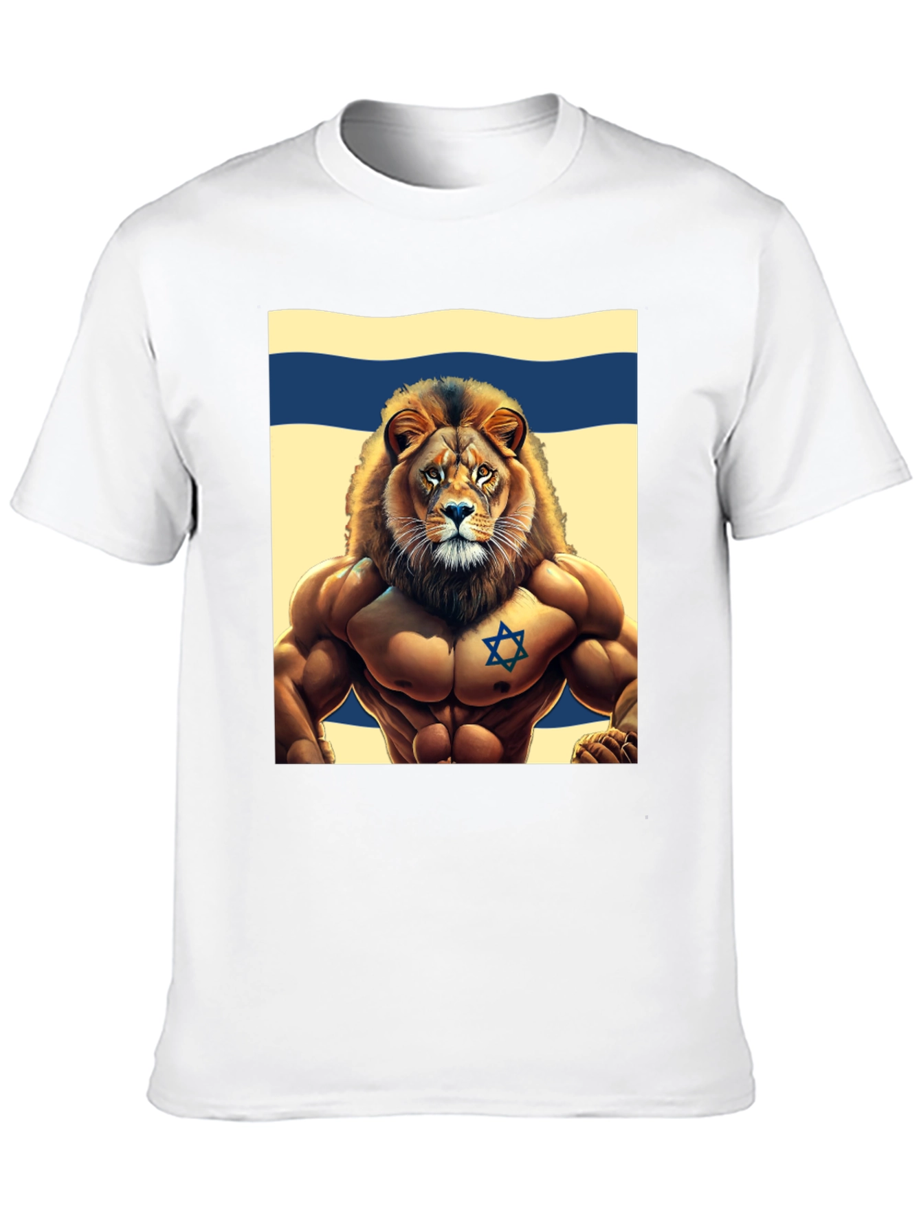 Lion of Judah T-Shirt - Israel Flag
