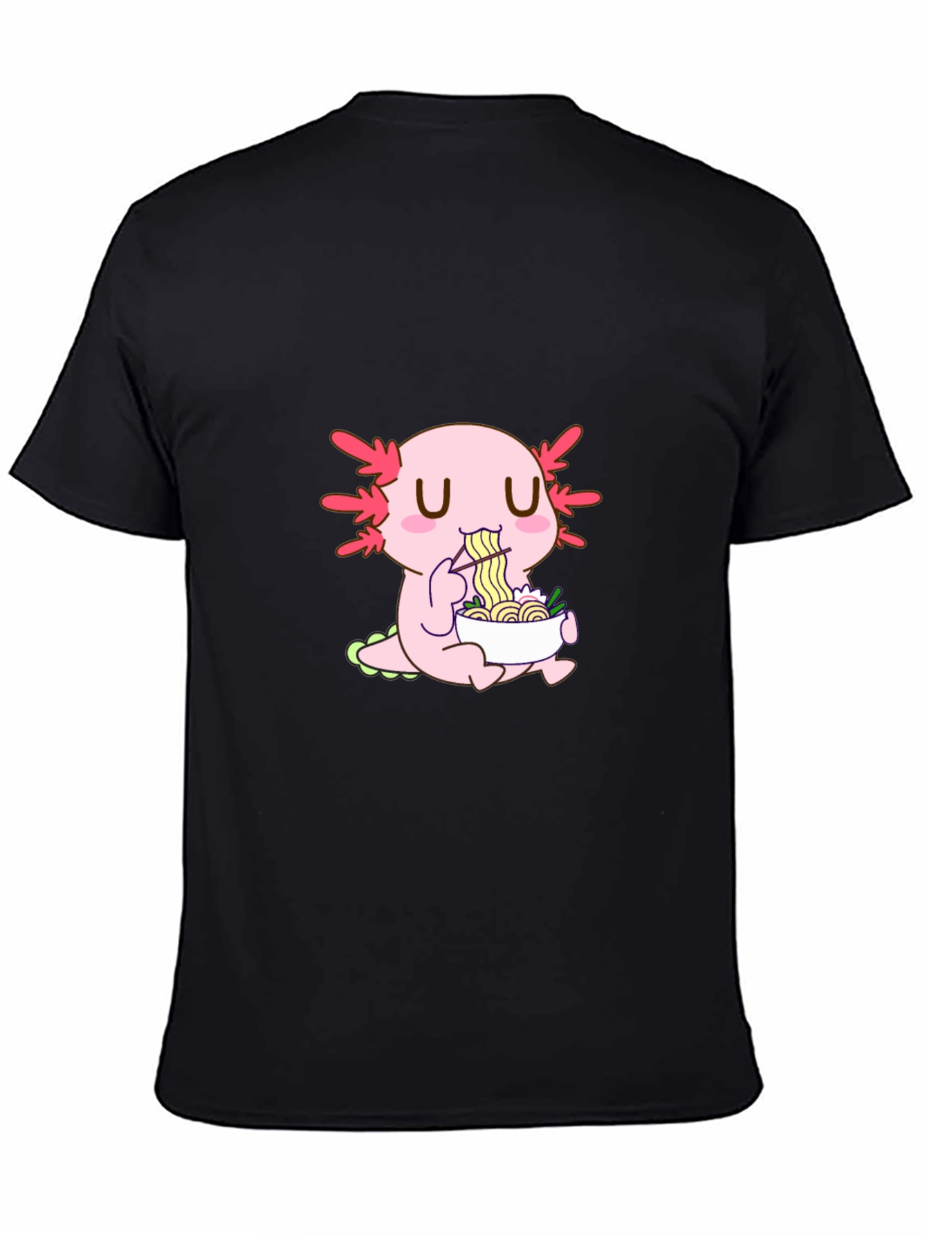 Axolotl Ramen Lover T-Shirt - Unique Kawaii Design