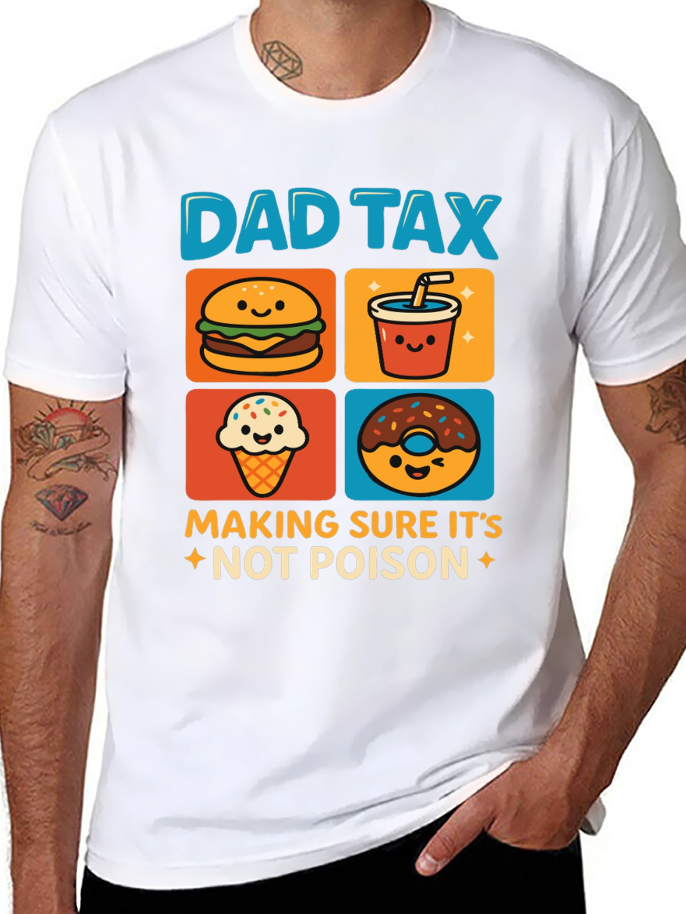 Dad Tax Food Graphic Tee
