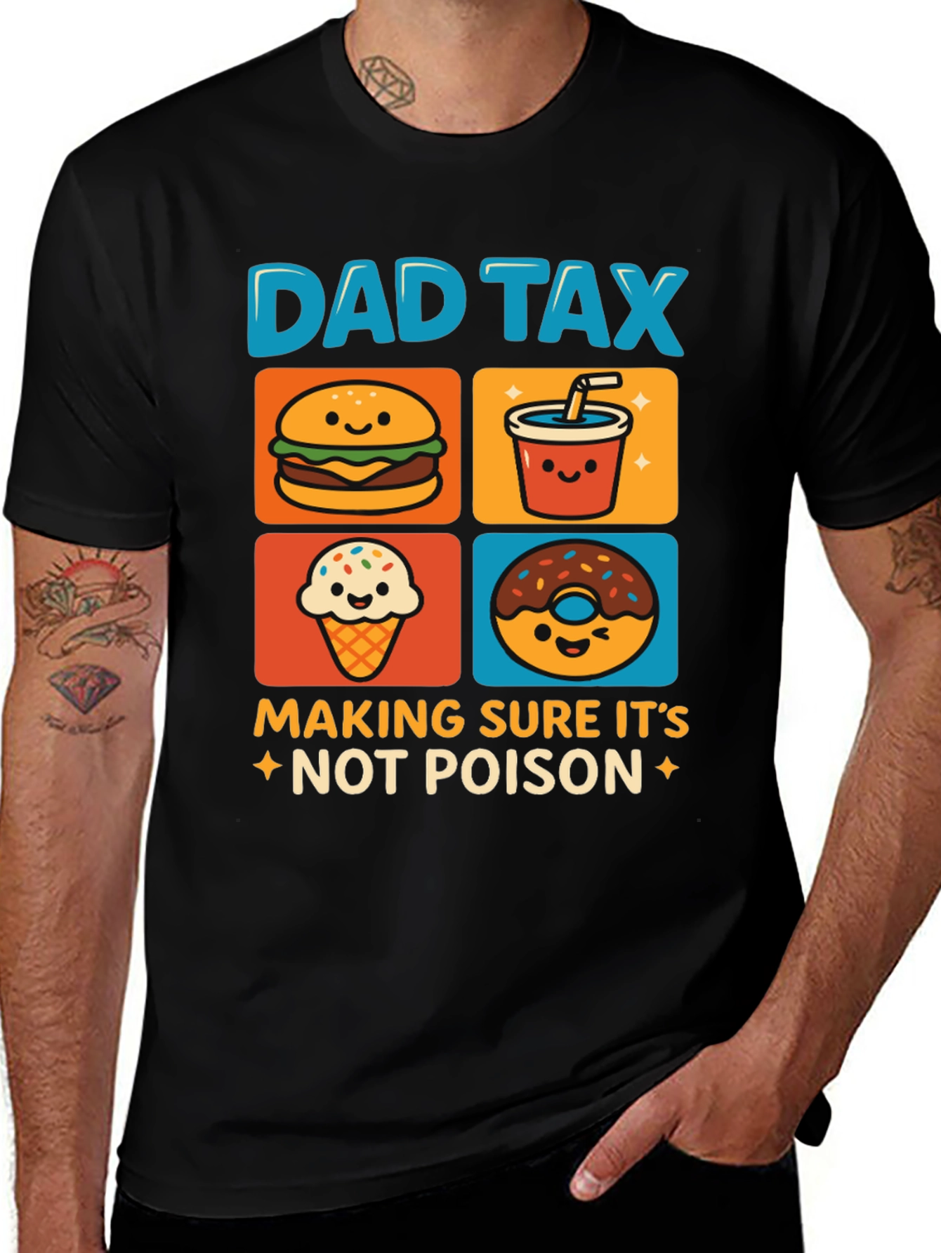 Dad Tax Food Graphic Tee