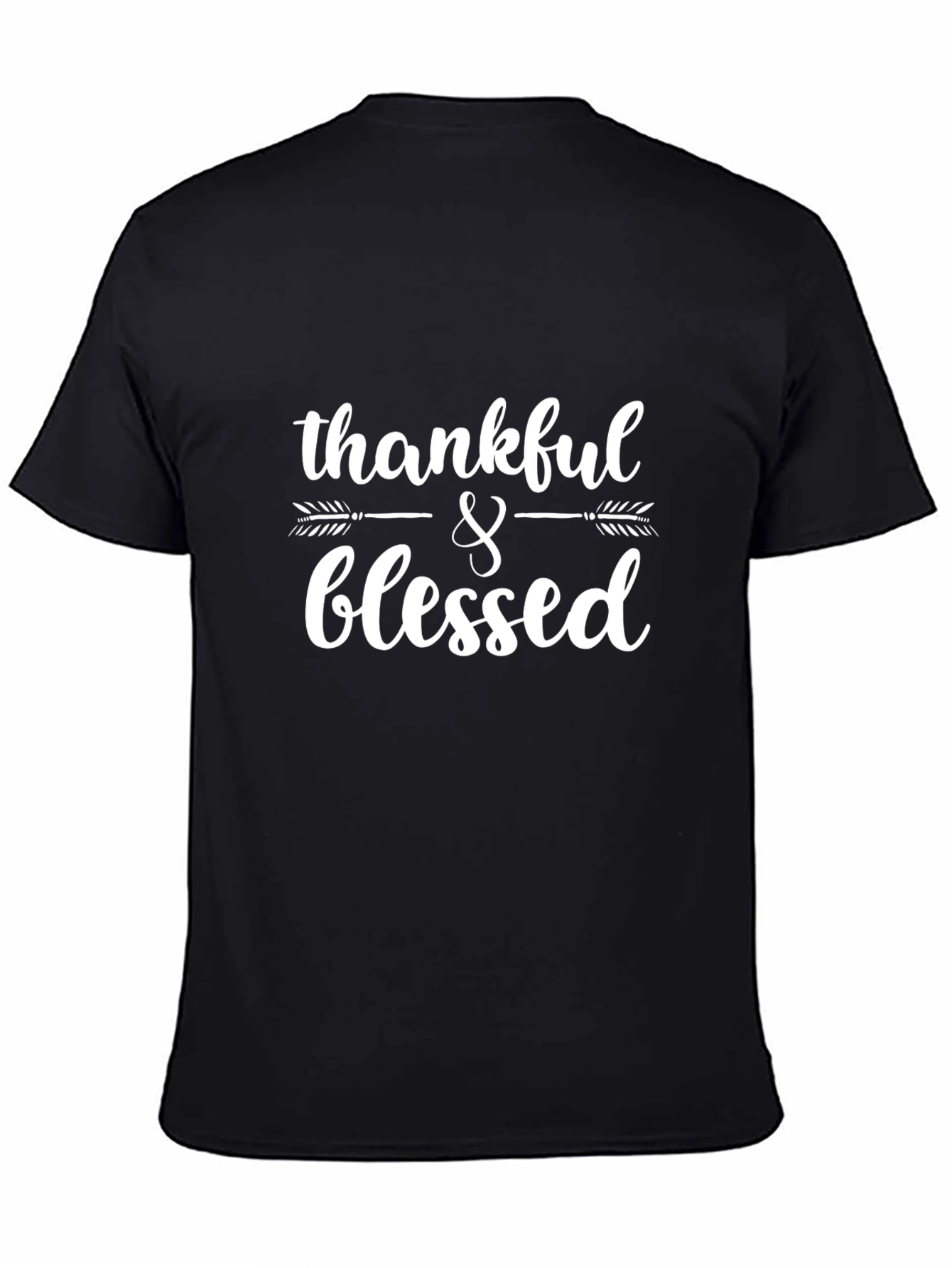 Thankful & Blessed T-Shirt - Stylish Graphic Tee