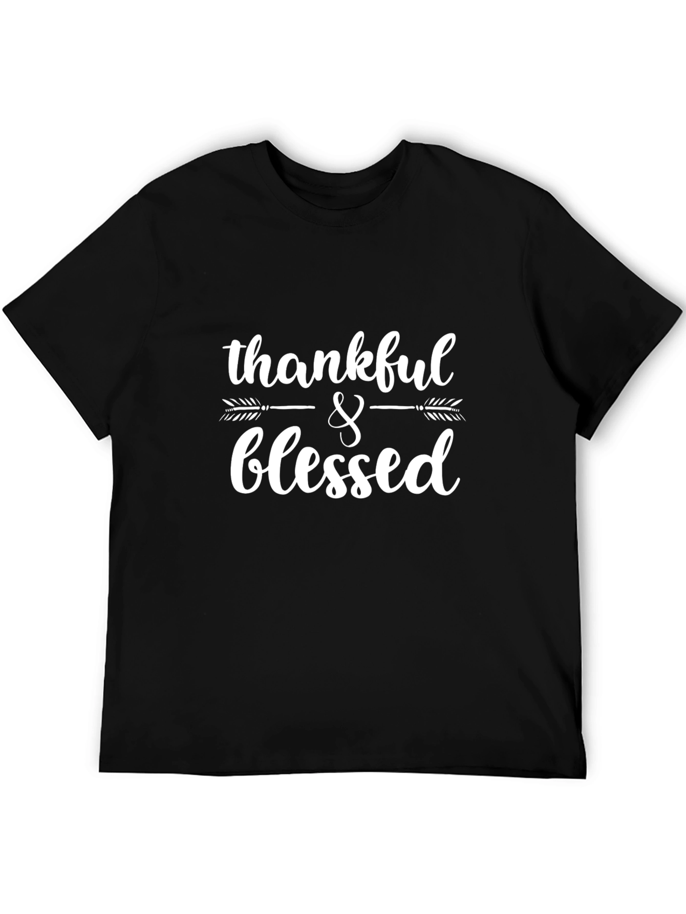 Thankful & Blessed T-Shirt - Stylish Graphic Tee