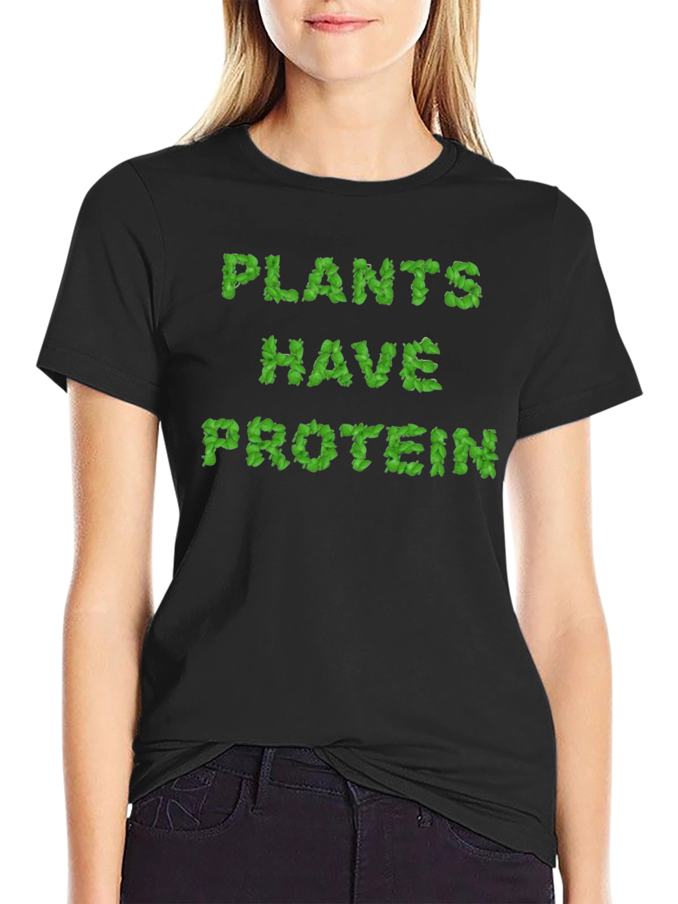 Plants Have Protein T-Shirt - Vegan Power!