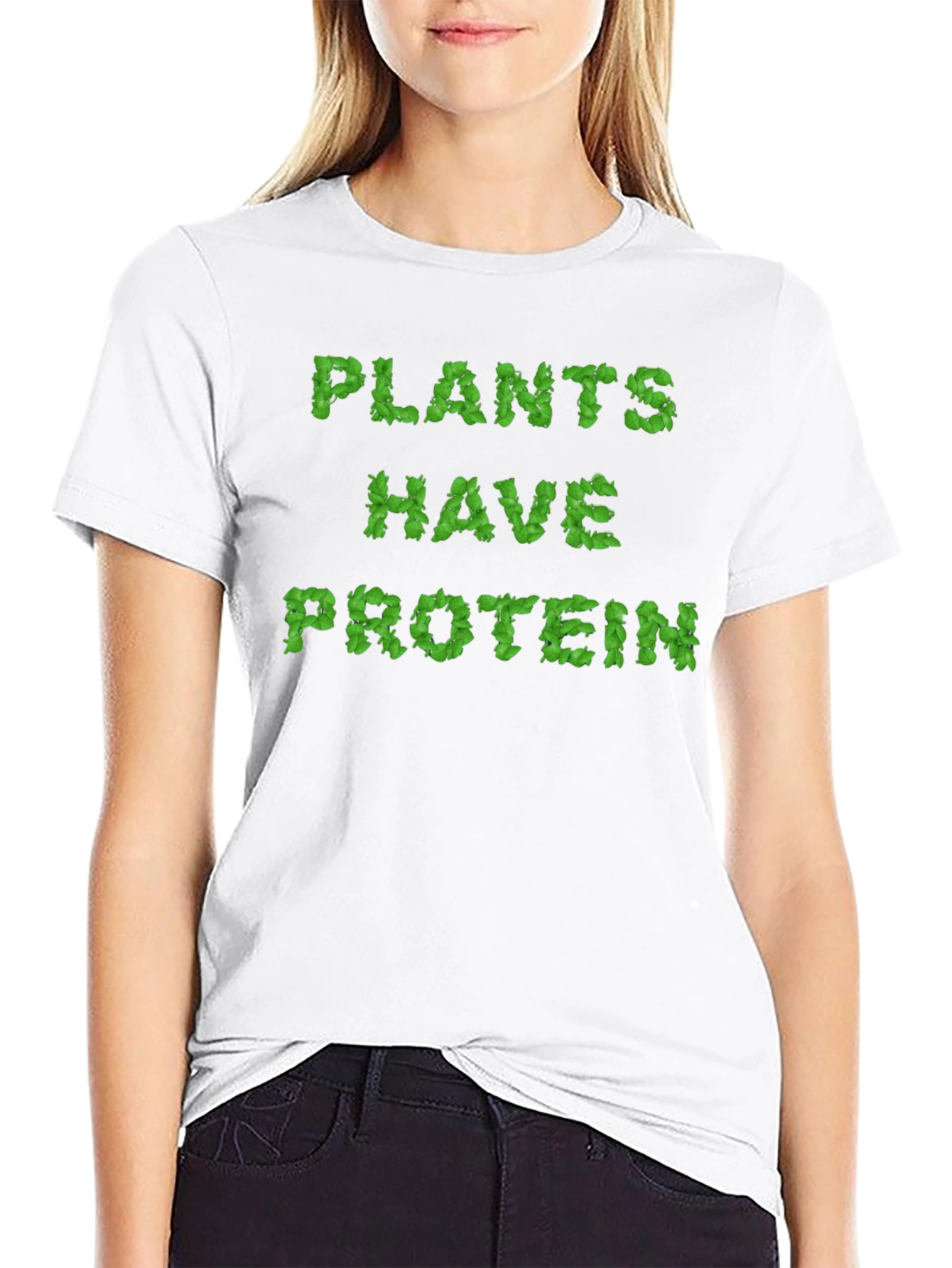 Plants Have Protein T-Shirt - Vegan Power!