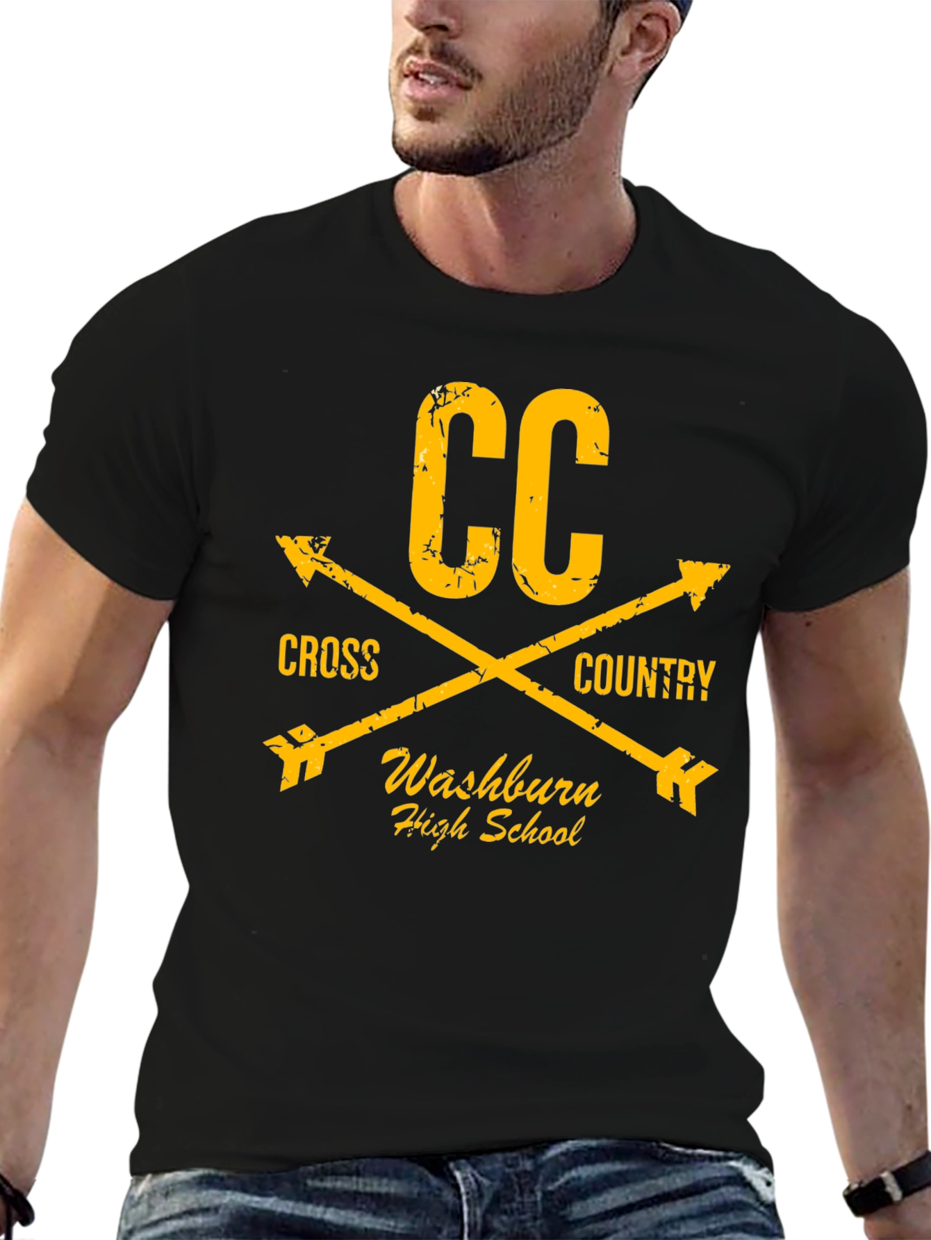 Cross Country Washburn High School Graphic Tee