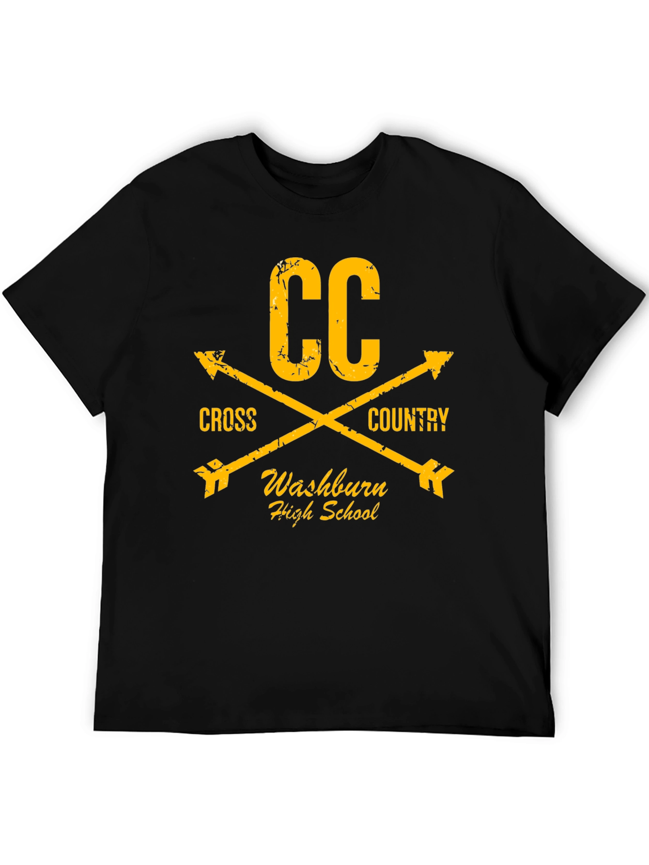 Cross Country Washburn High School Graphic Tee