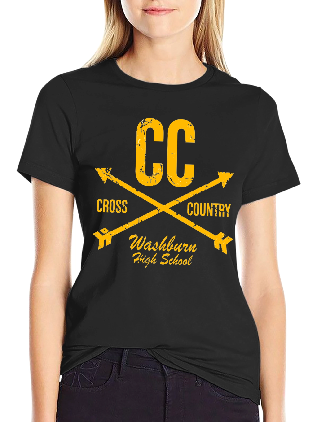 Cross Country Washburn High School Graphic Tee