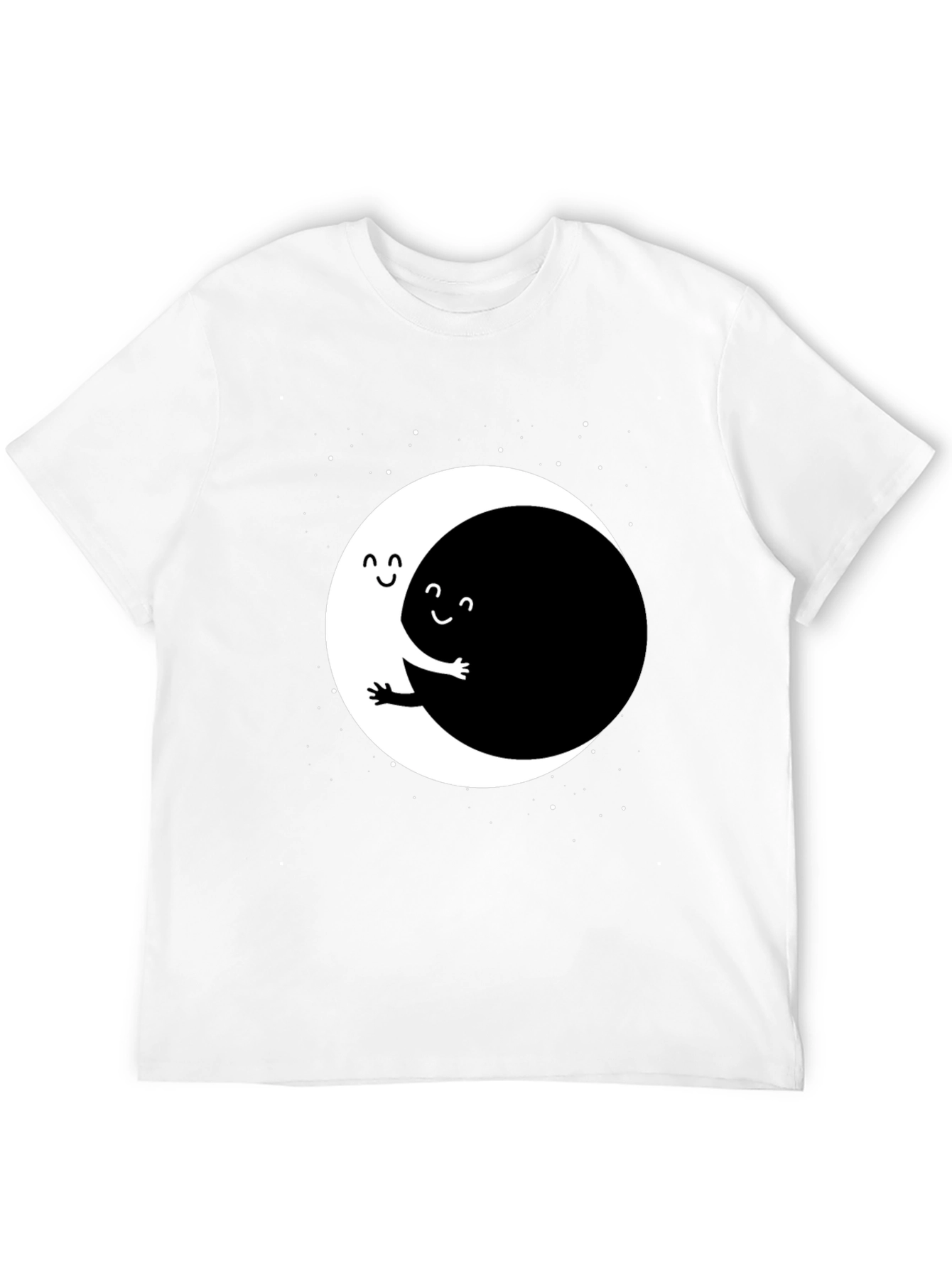Yin Yang Hug T-Shirt - Unique Graphic Tee
