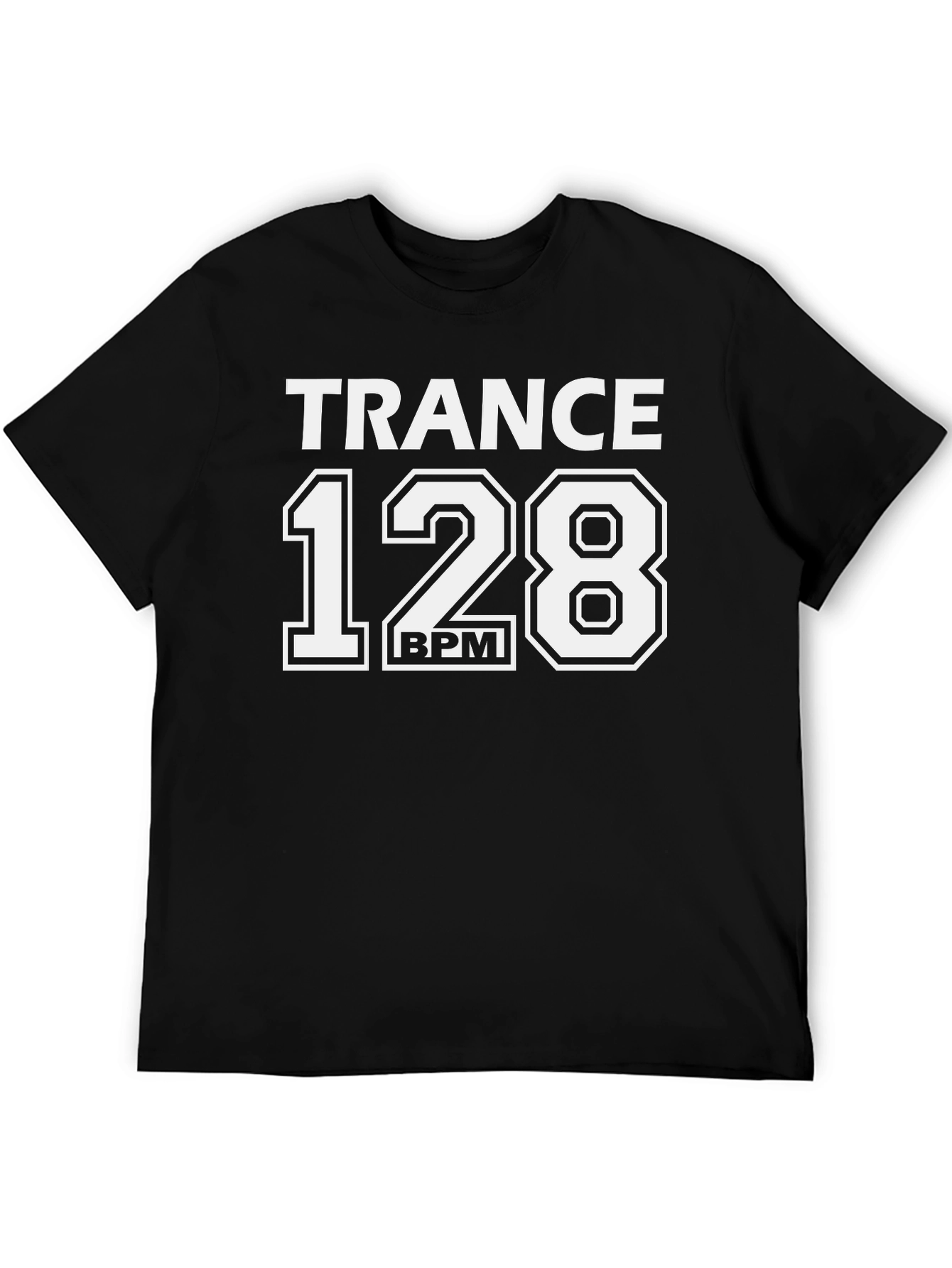Trance 128 BPM Black T-Shirt