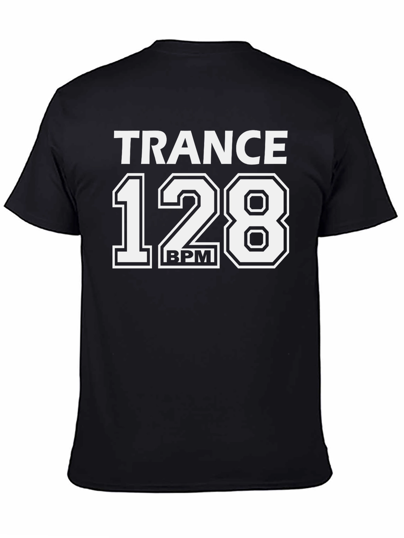 Trance 128 BPM Black T-Shirt