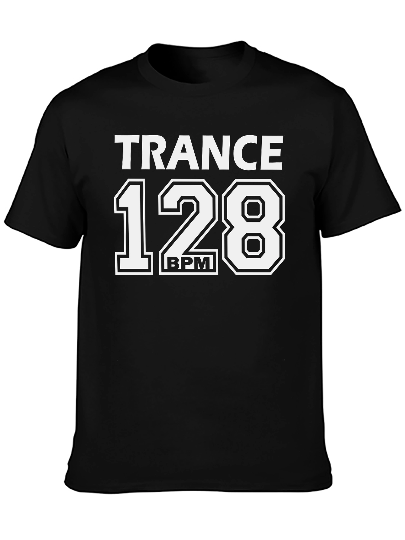 Trance 128 BPM Black T-Shirt