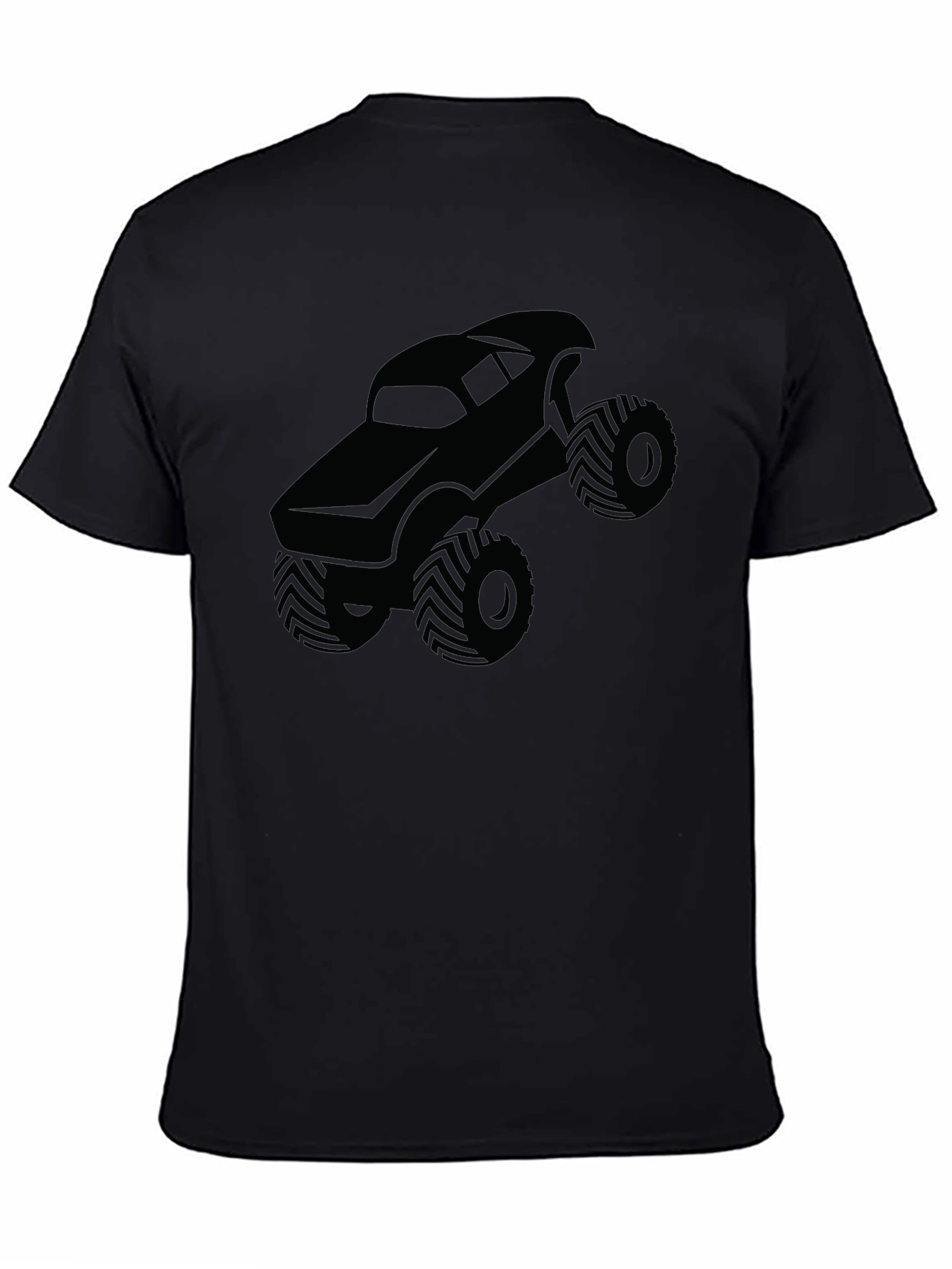 Monster Truck Graphic T-Shirt - Black