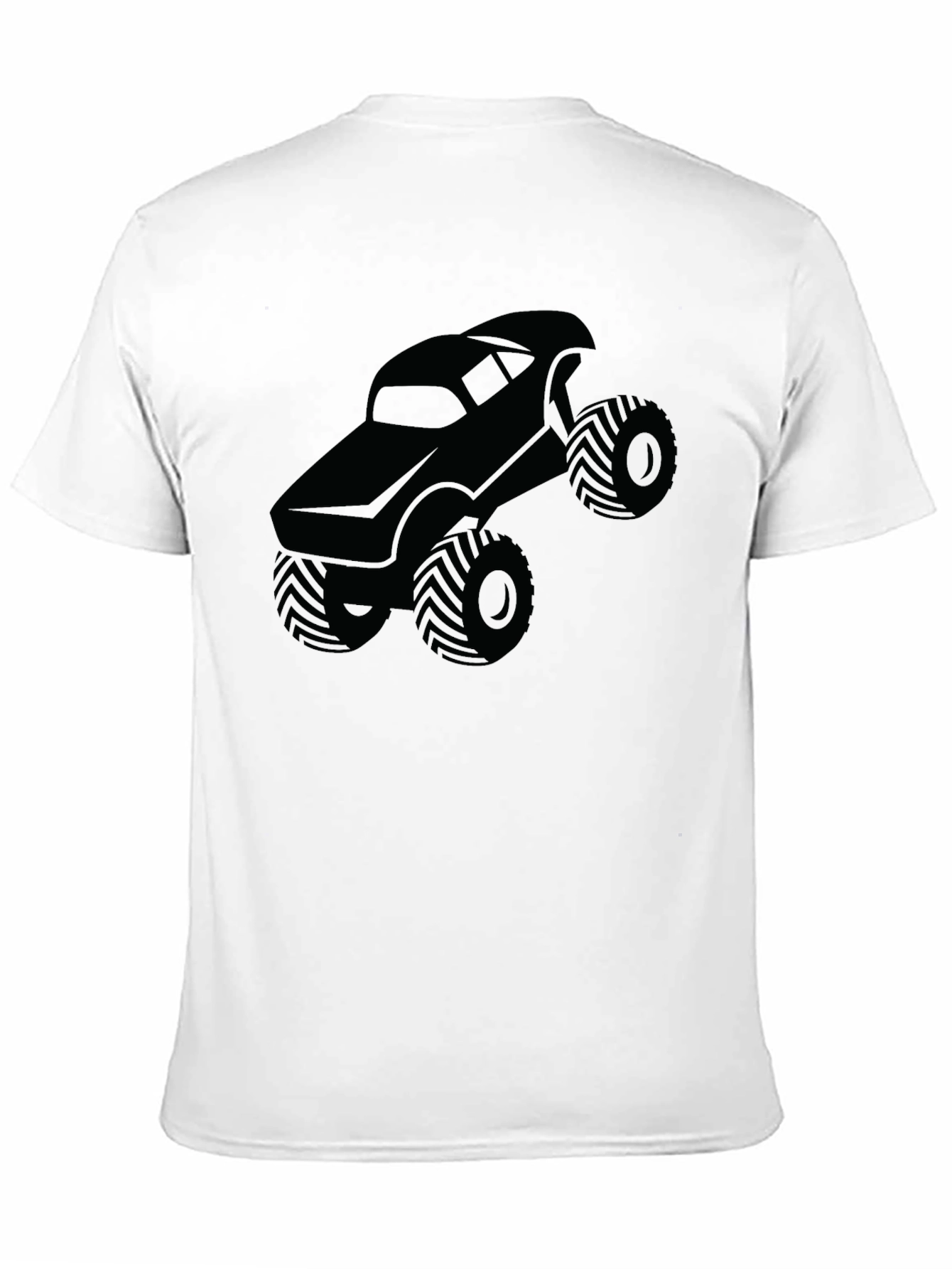 Monster Truck Graphic T-Shirt - Black