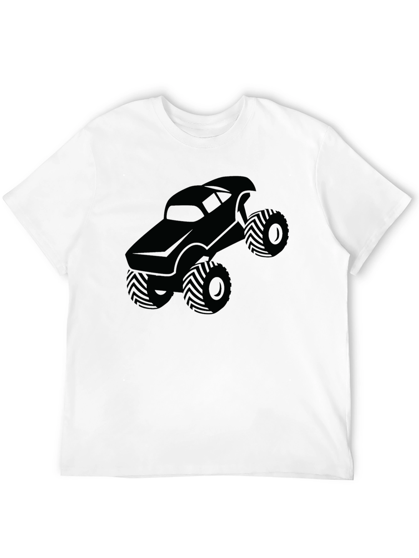 Monster Truck Graphic T-Shirt - Black