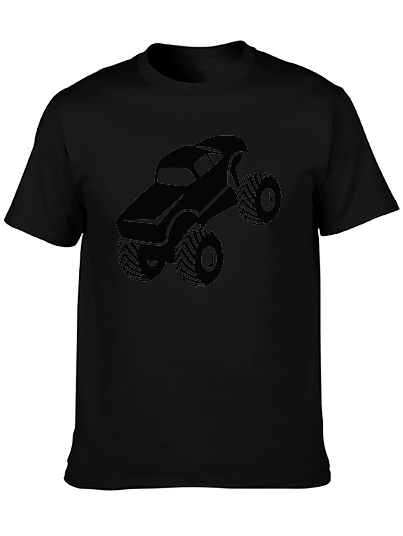 Monster Truck Graphic T-Shirt - Black