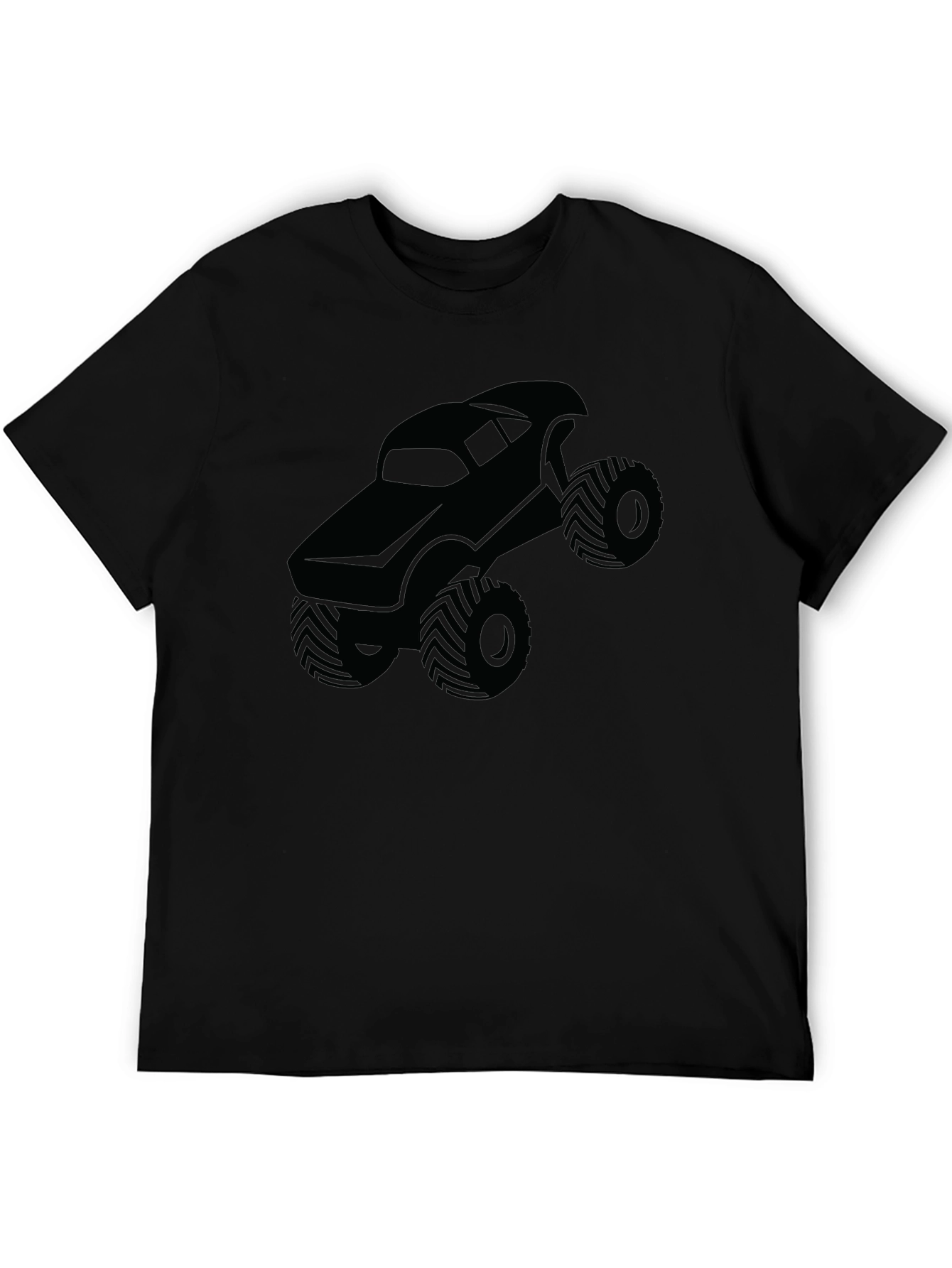 Monster Truck Graphic T-Shirt - Black