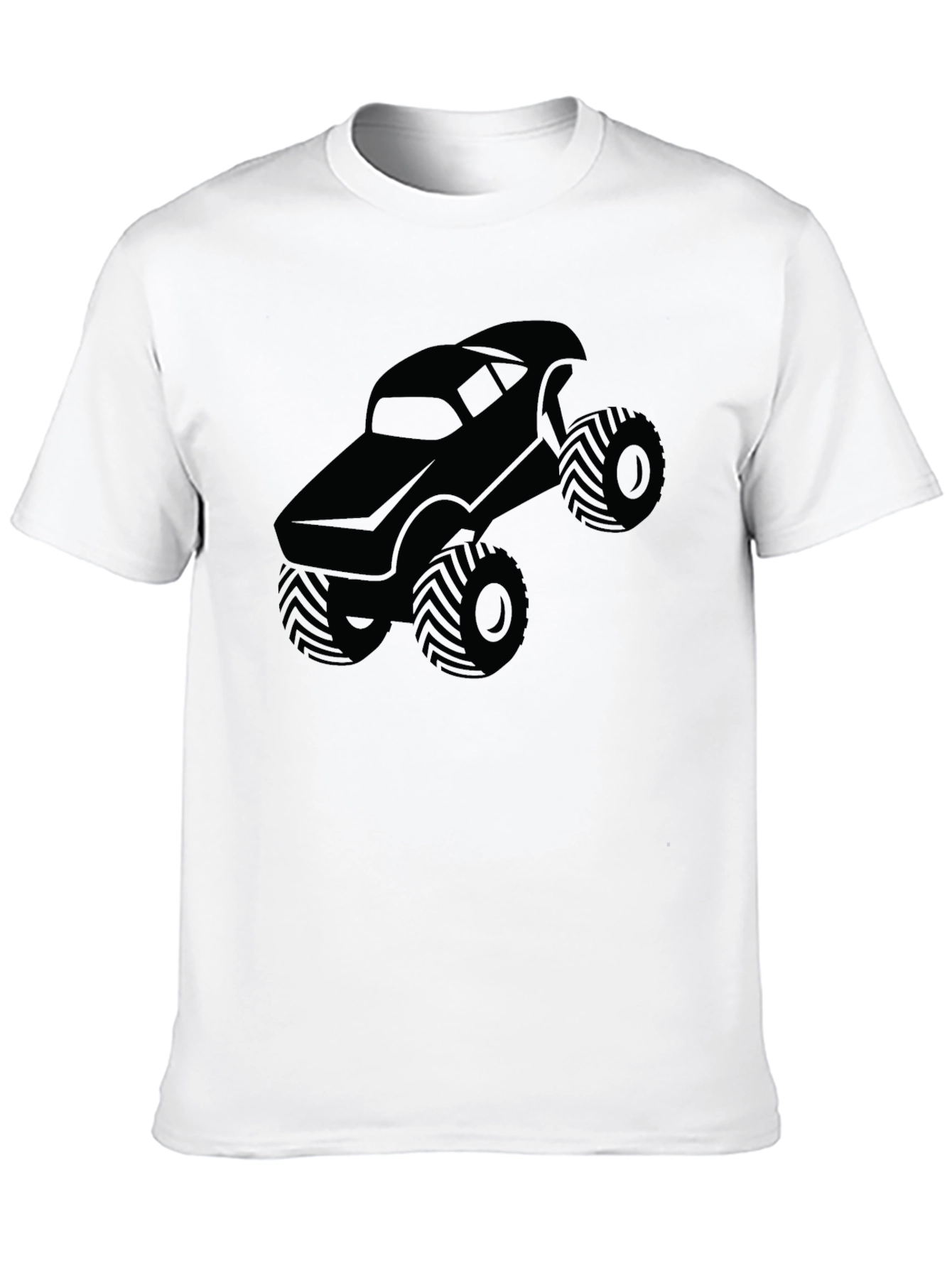 Monster Truck Graphic T-Shirt - Black